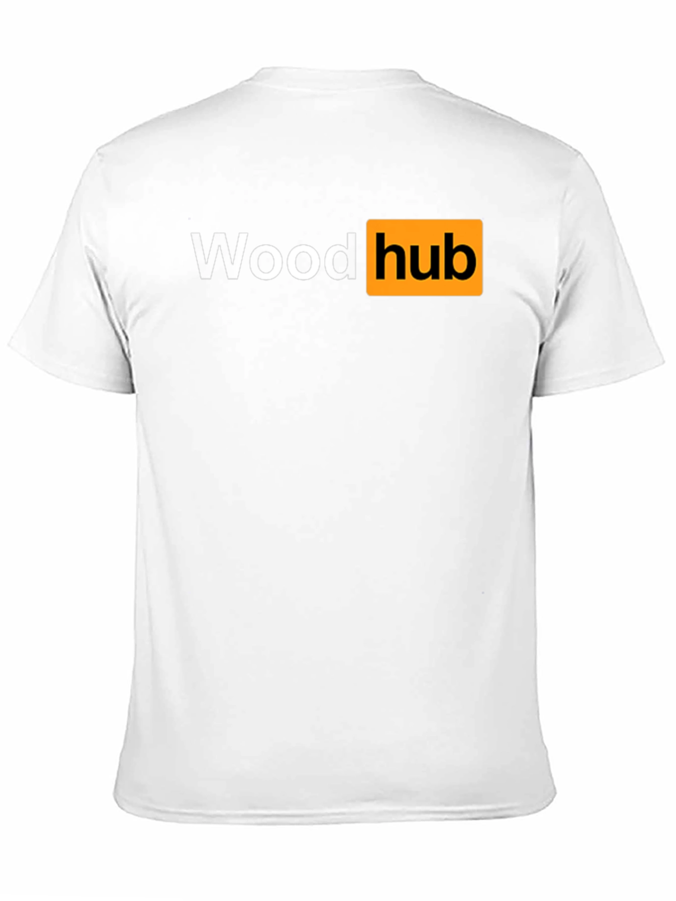 Black Wood Hub Black T-Shirt - Funny Design view 11
