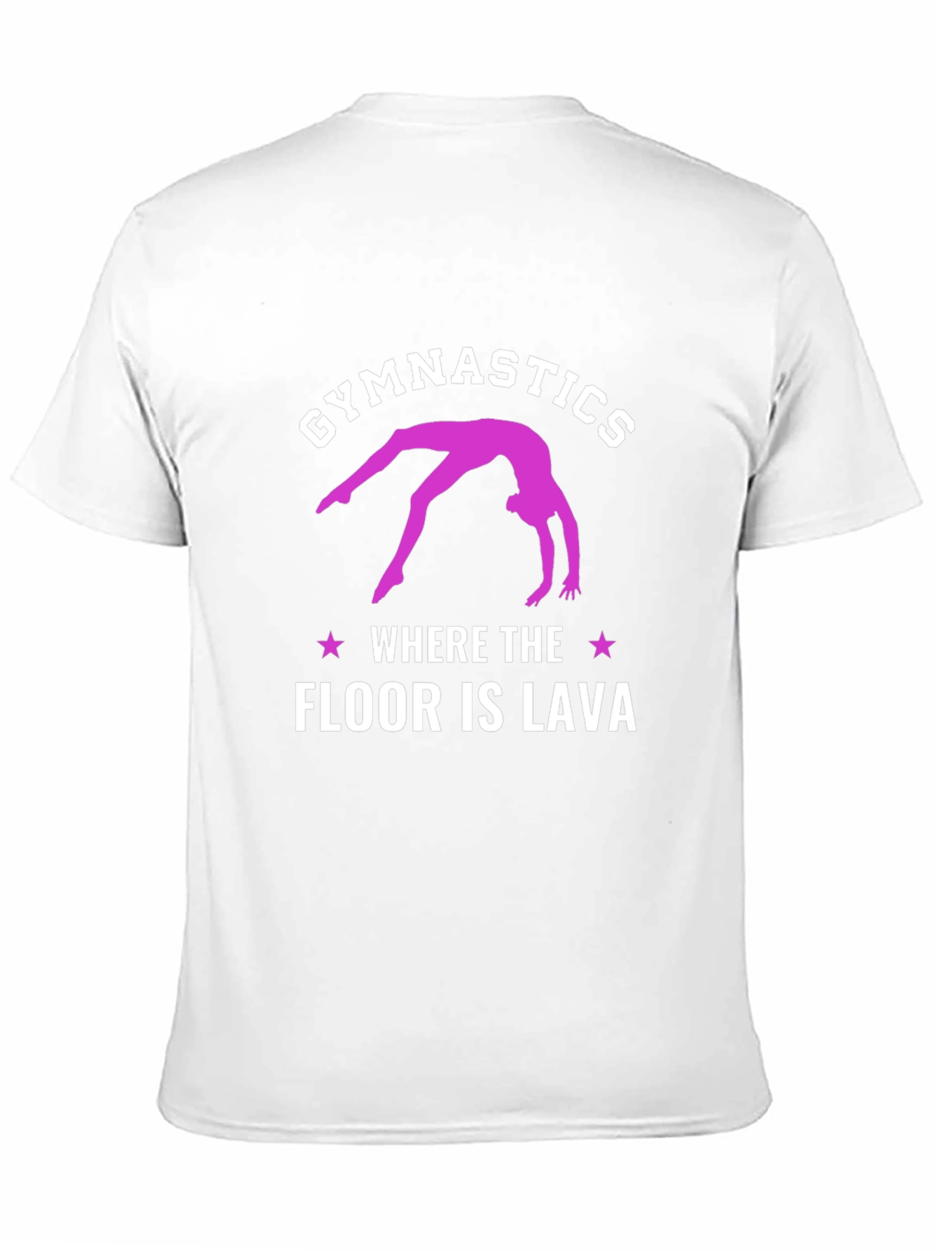 Black Gymnastics Where The Floor Is Lava Black T-Shirt view 11