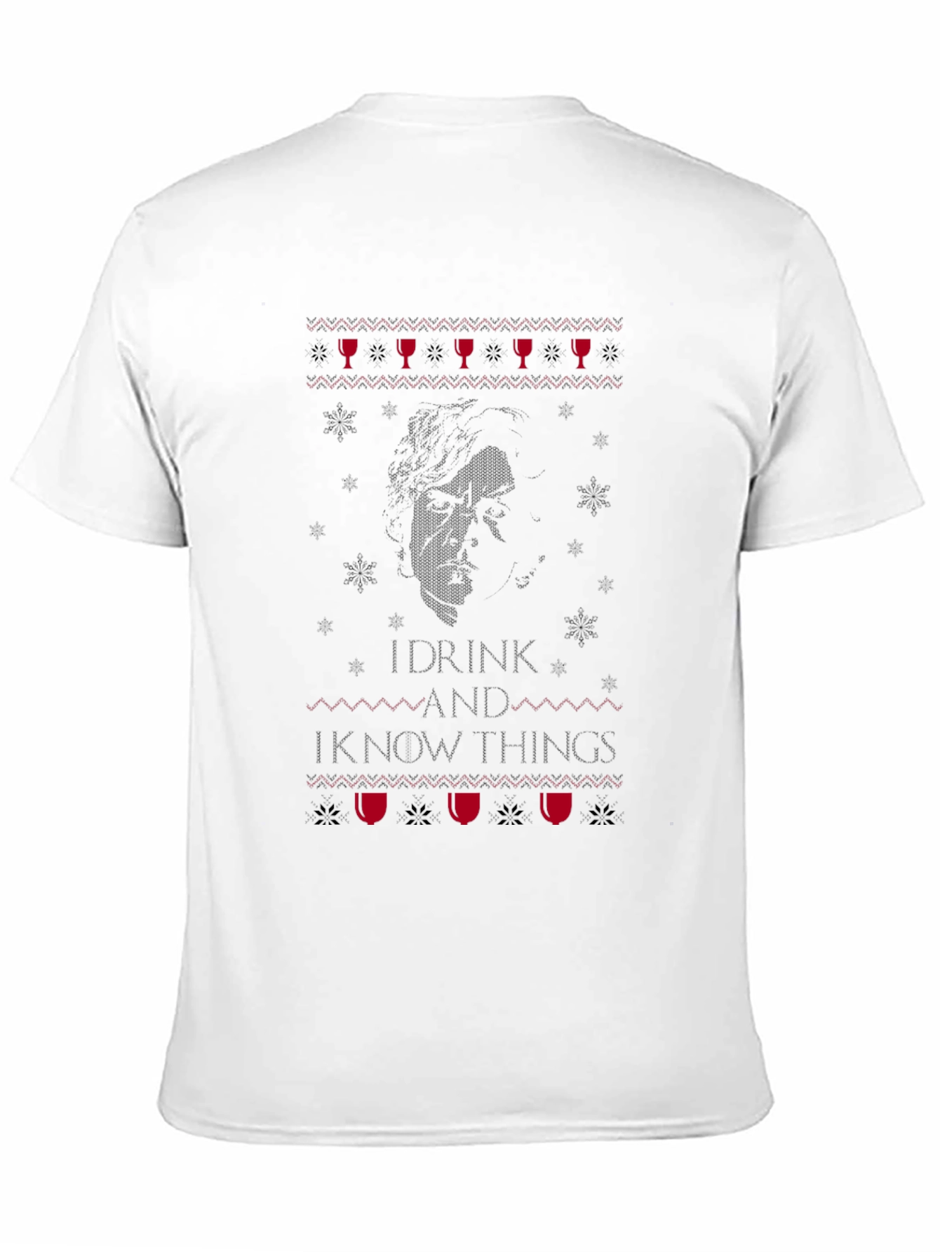 Black I Drink and I Know Things Graphic Tee view 11
