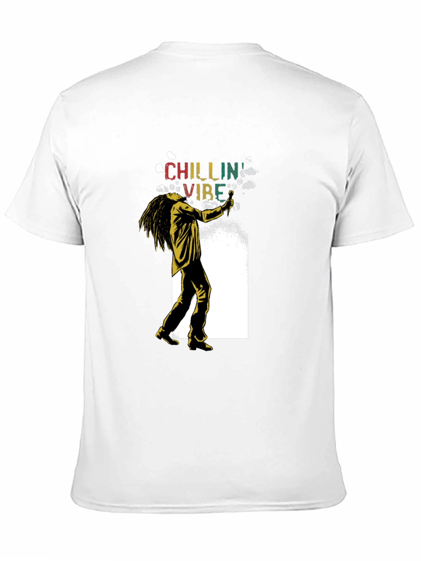 Black Chillin Vibe Graphic T-Shirt - Relaxed Style view 11