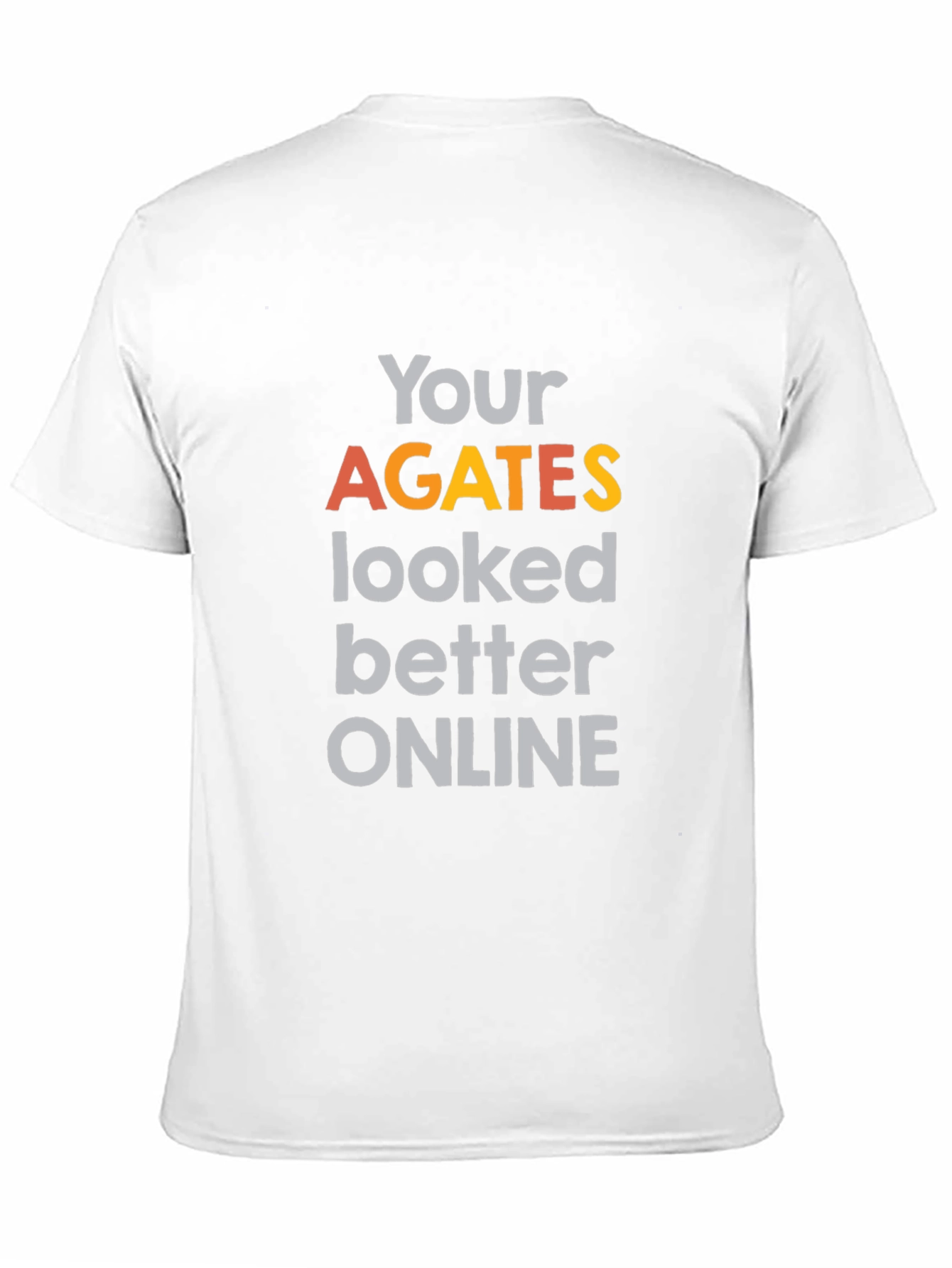 Black Funny Agates Graphic Tee - Novelty Statement T-Shirt view 11