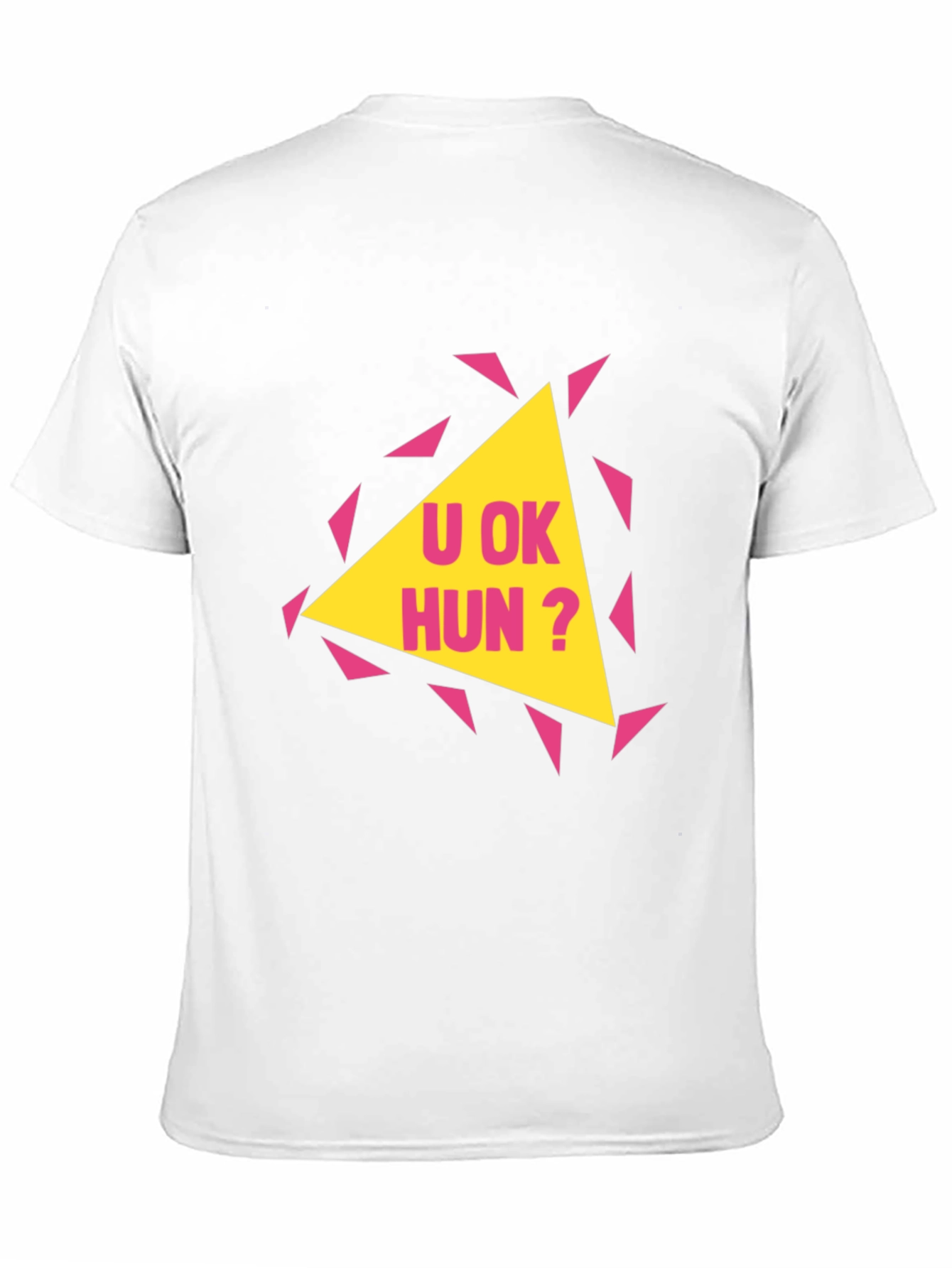 Black U OK Hun? Graphic Print T-Shirt view 11