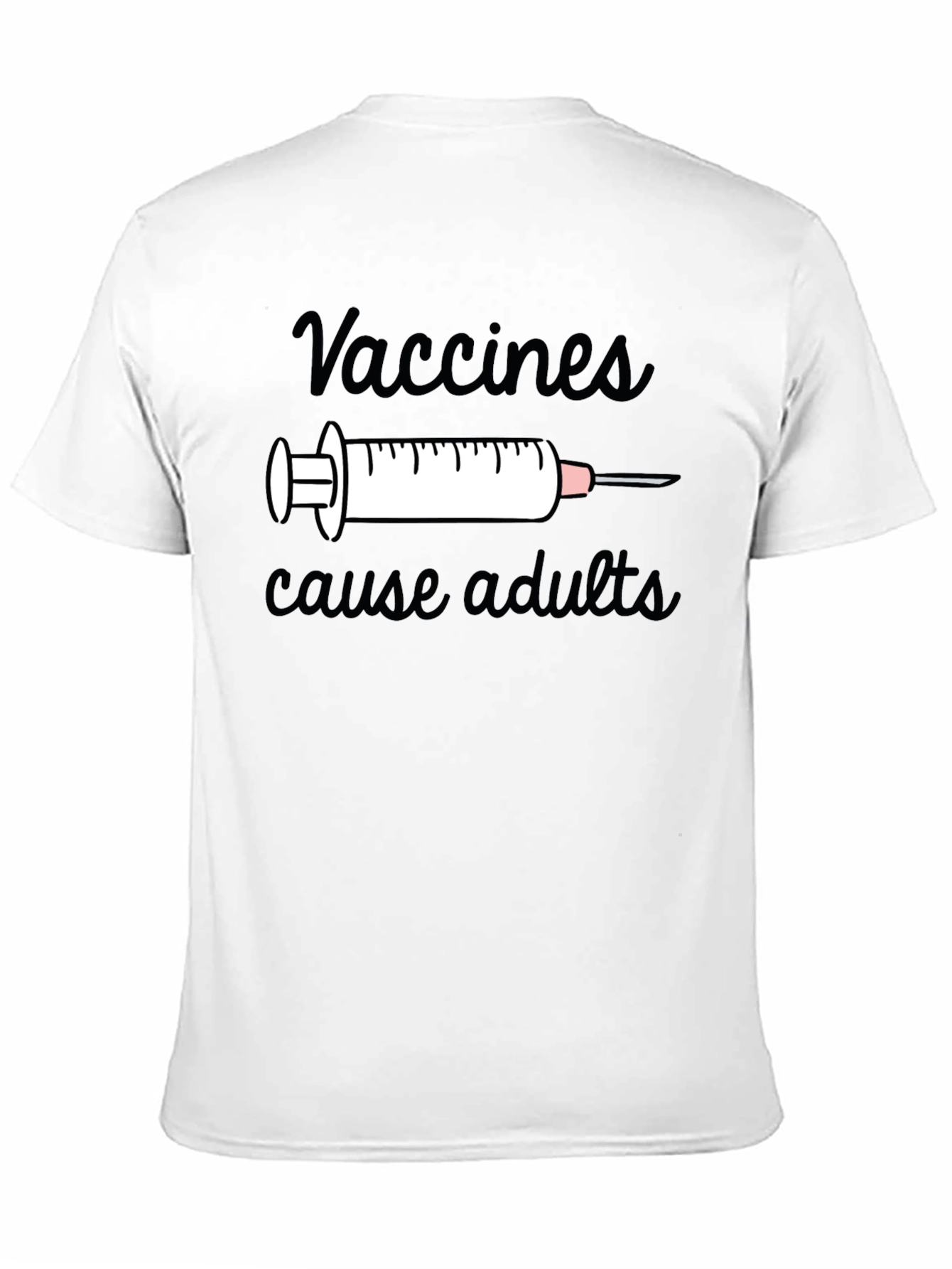 Black Vaccines Cause Adults T-Shirt view 11