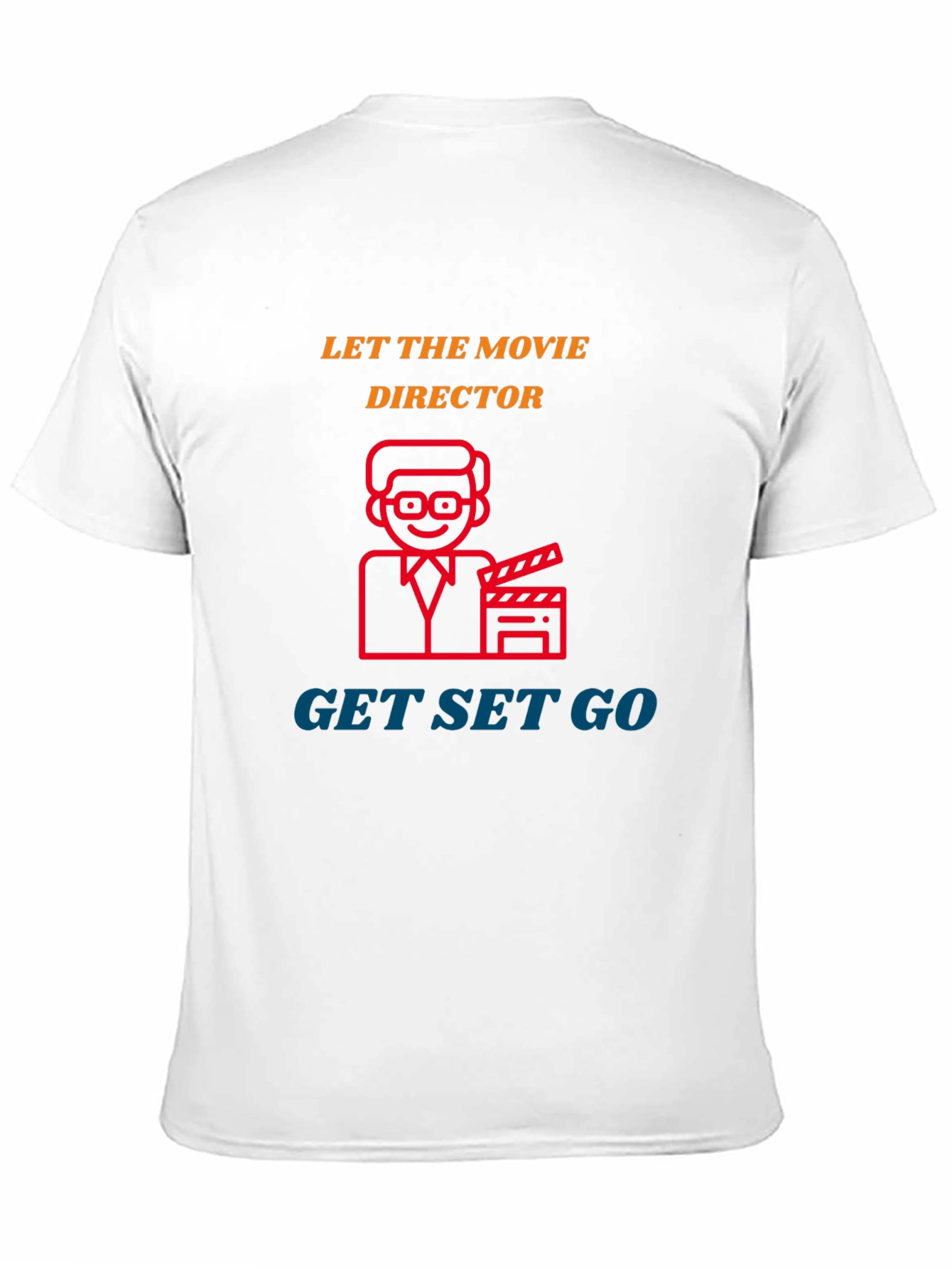Black Movie Director T-Shirt - Get Set Go view 11