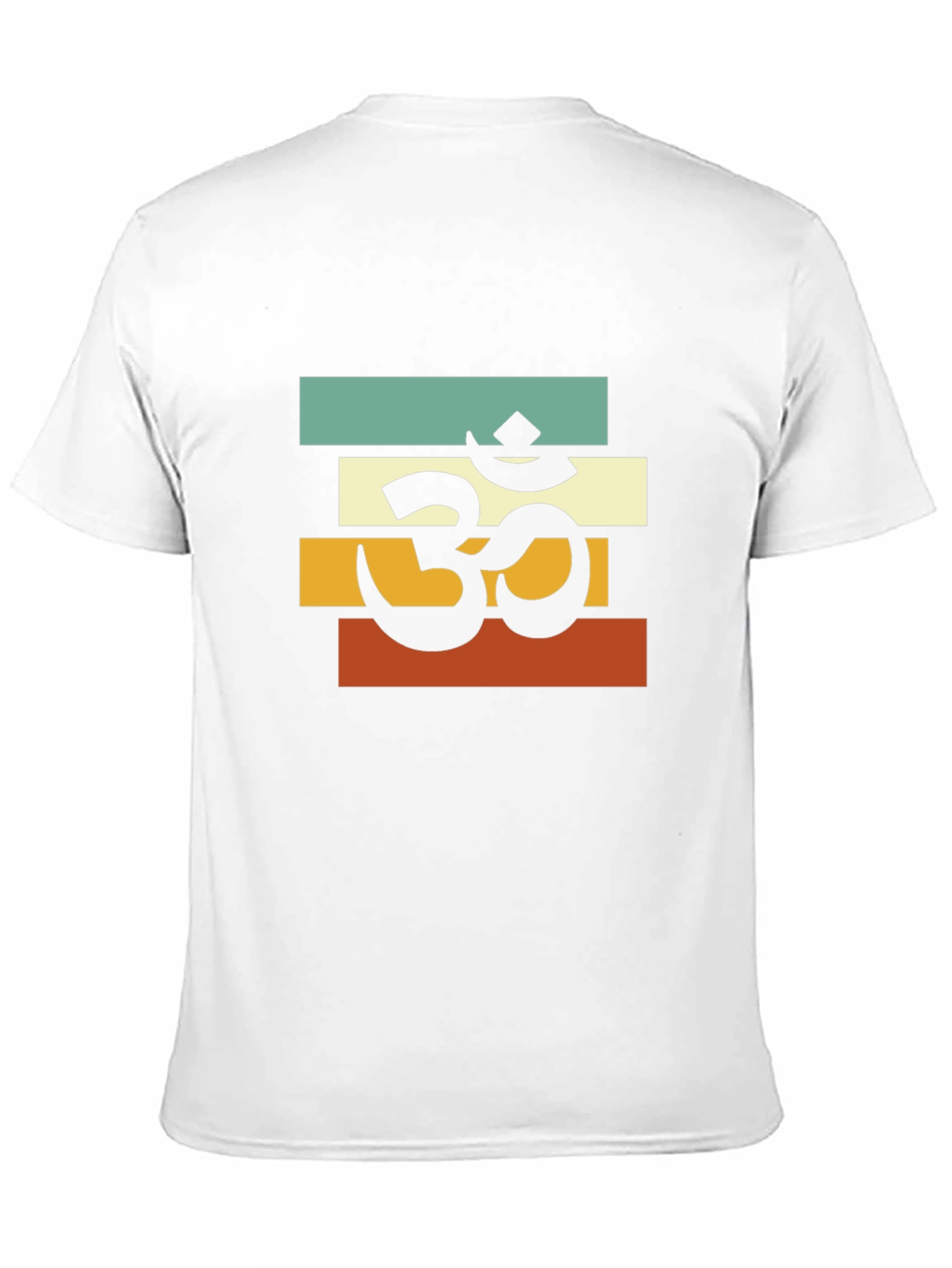 Black Om Retro Striped T-Shirt - Black view 11