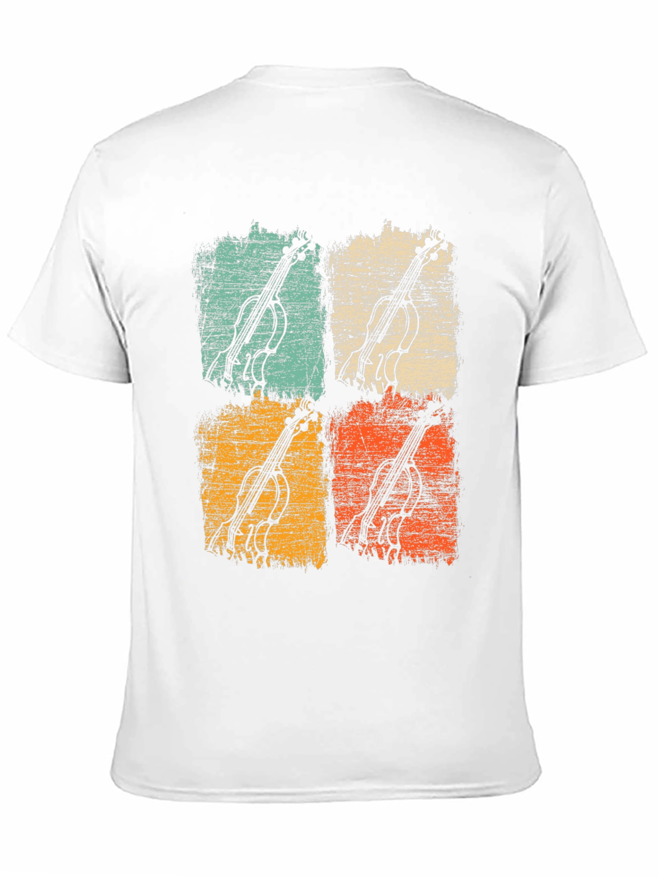 Black Vintage Cello Pop Art Graphic Tee view 11