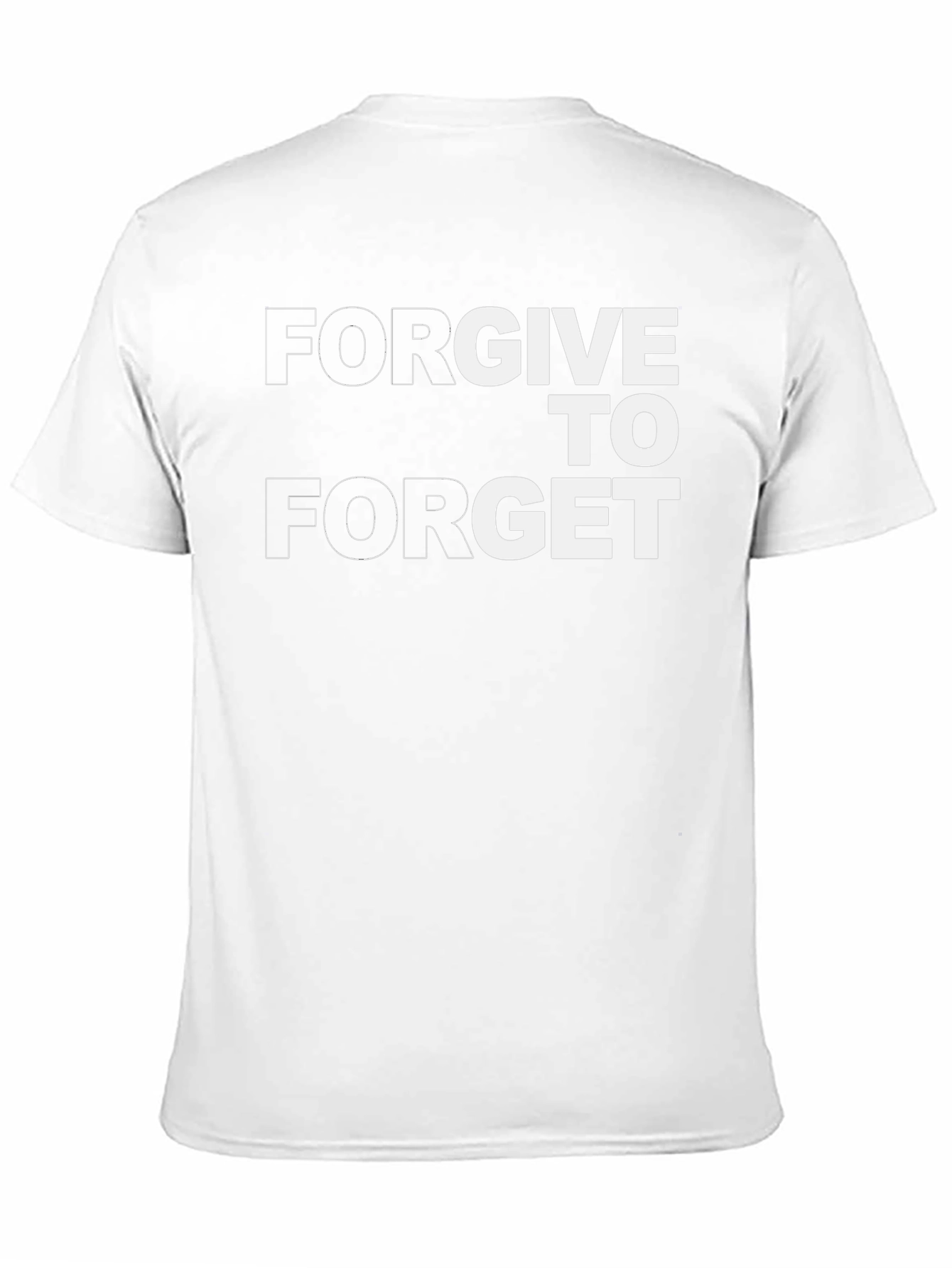 Black Forgive to Forget Graphic T-Shirt view 11