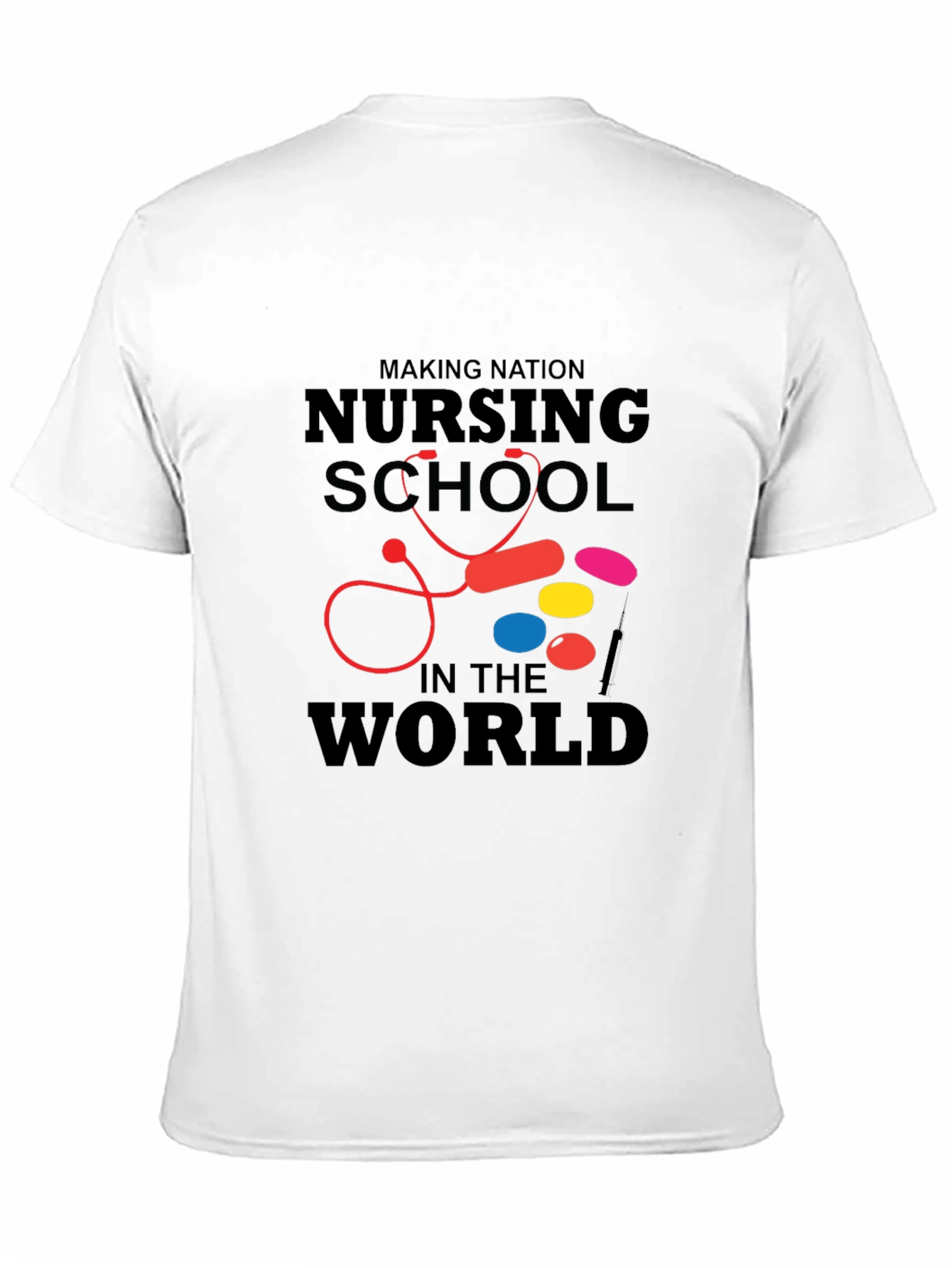 Black Nursing School T-Shirt: Making Nation Proud view 11