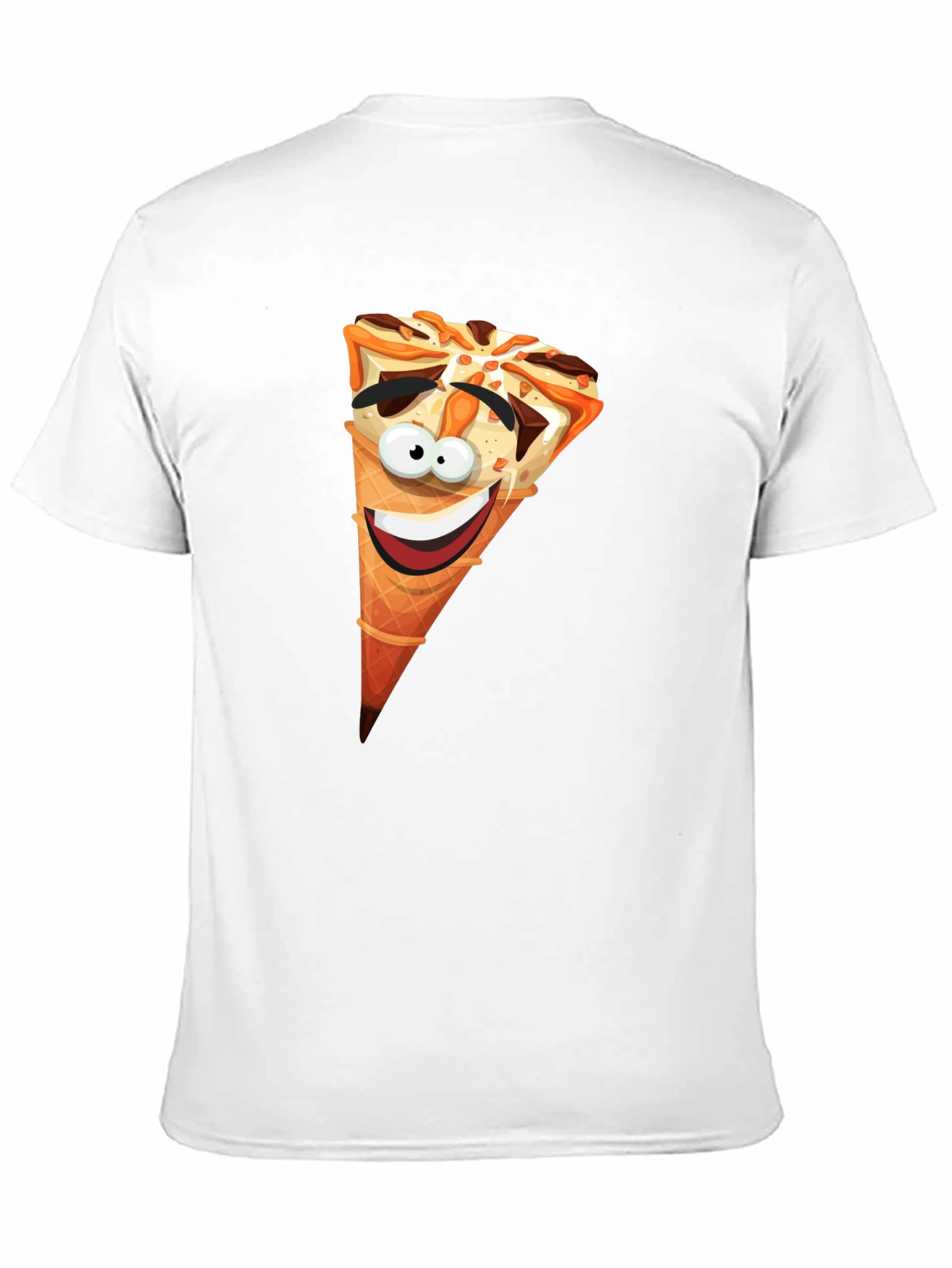 Black Funny Ice Cream Cone Graphic T-Shirt view 11