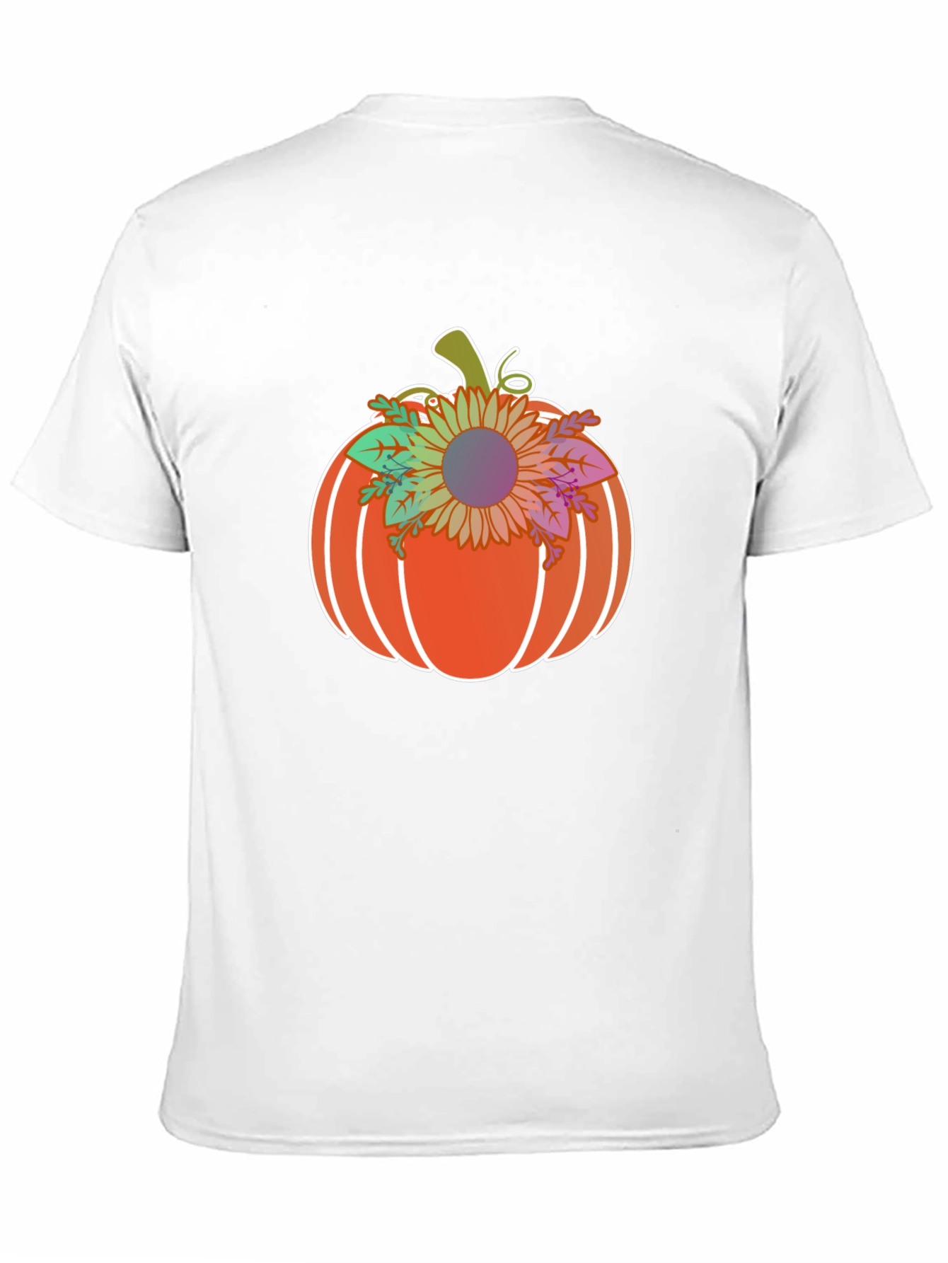 Black Pumpkin Sunflower Graphic T-Shirt view 11