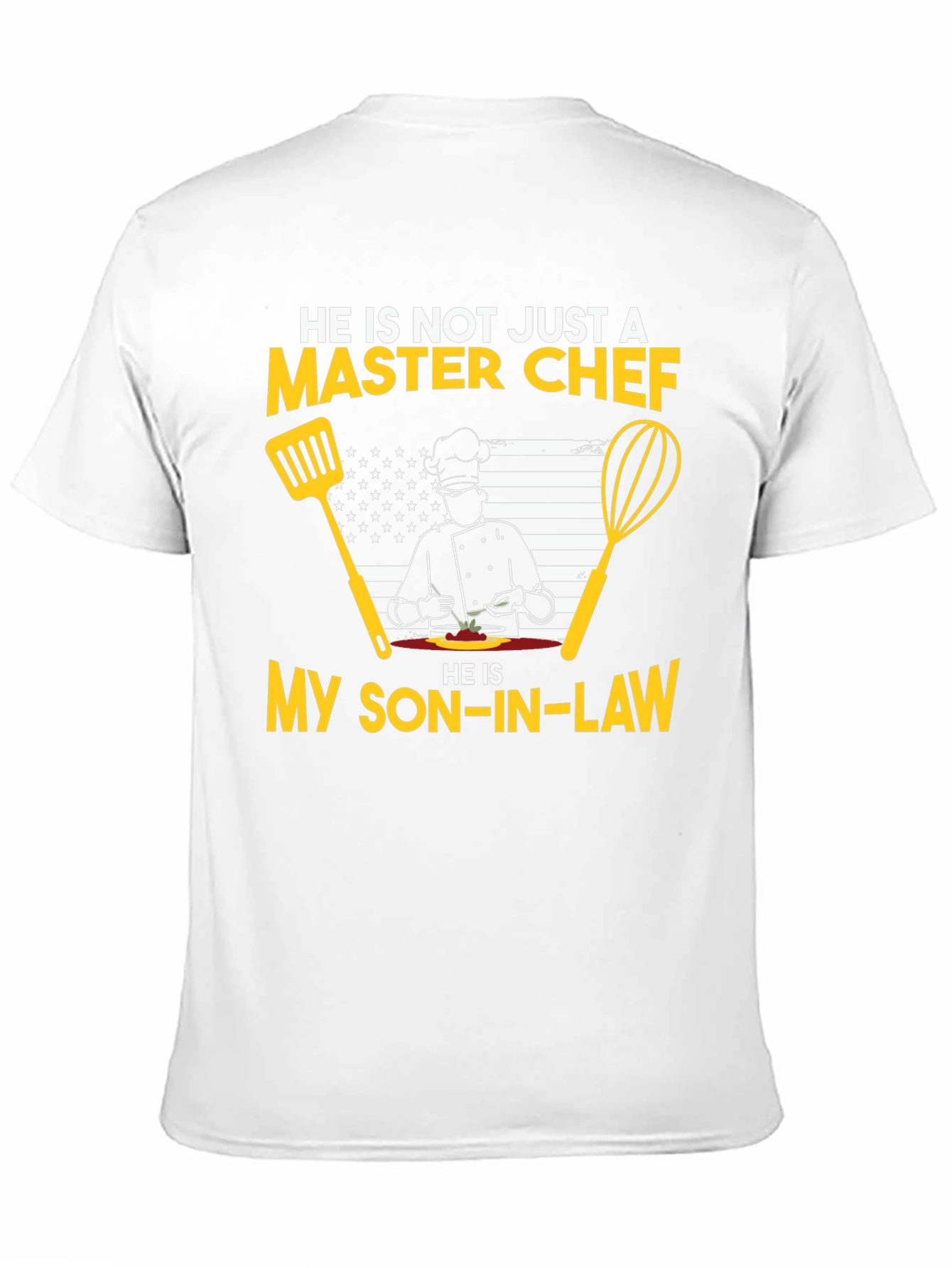 Black Master Chef Son-in-Law T-Shirt view 11