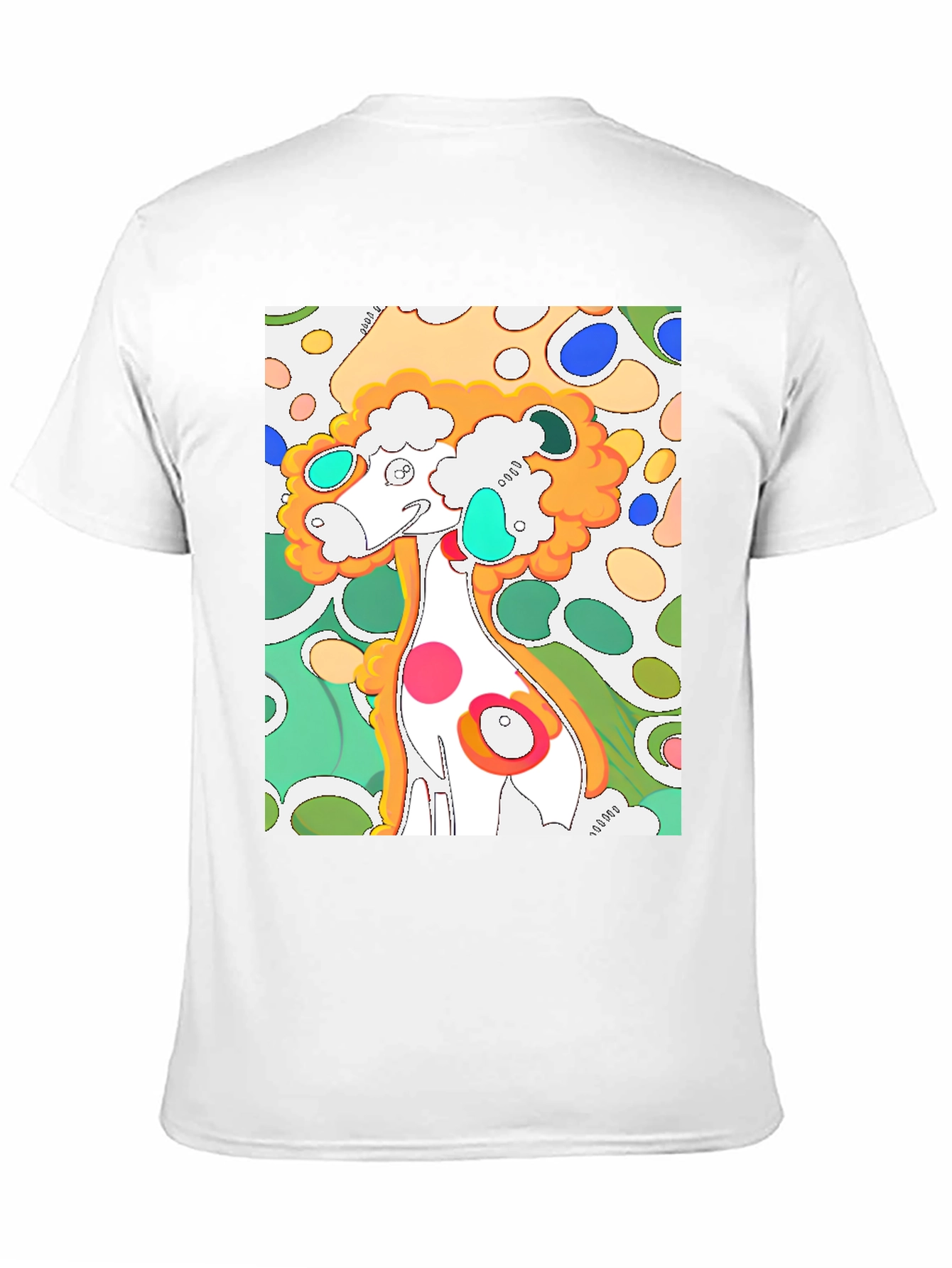 Black Funky Art Graphic T-Shirt - Quirky Design view 11