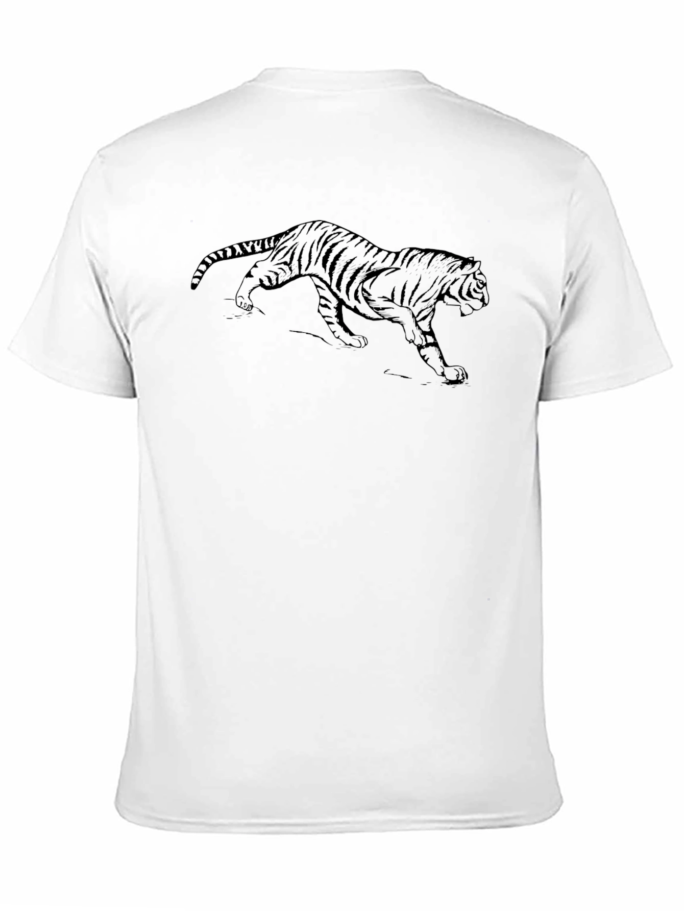 Black Black Tiger Graphic Tee view 11