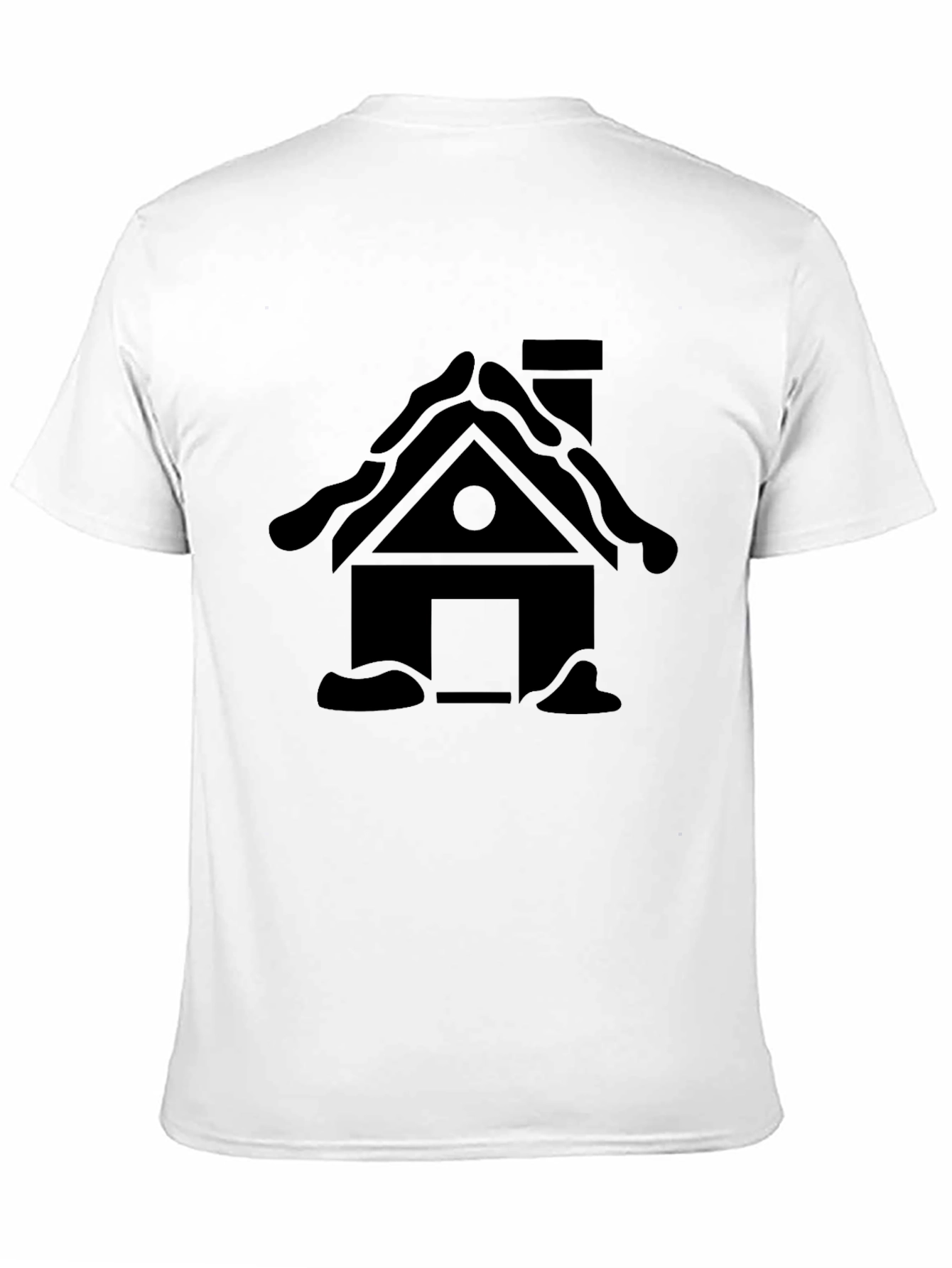 Black House Graphic Black T-Shirt view 11