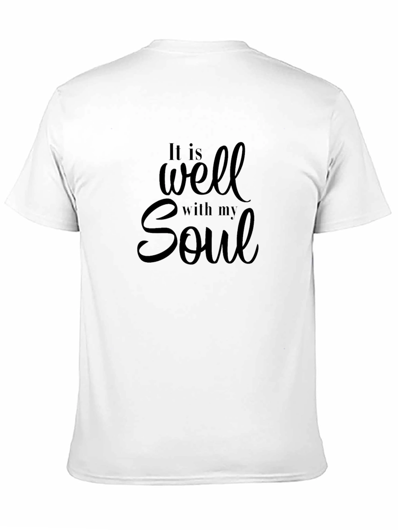 Black It Is Well With My Soul Black T-Shirt view 11