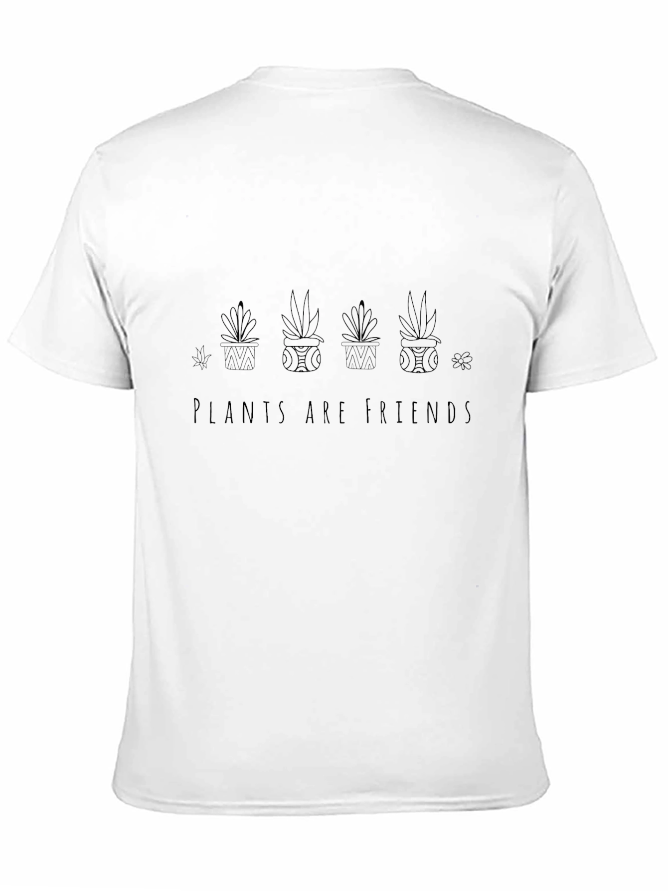 Black Plants are Friends Black Graphic Tee view 11