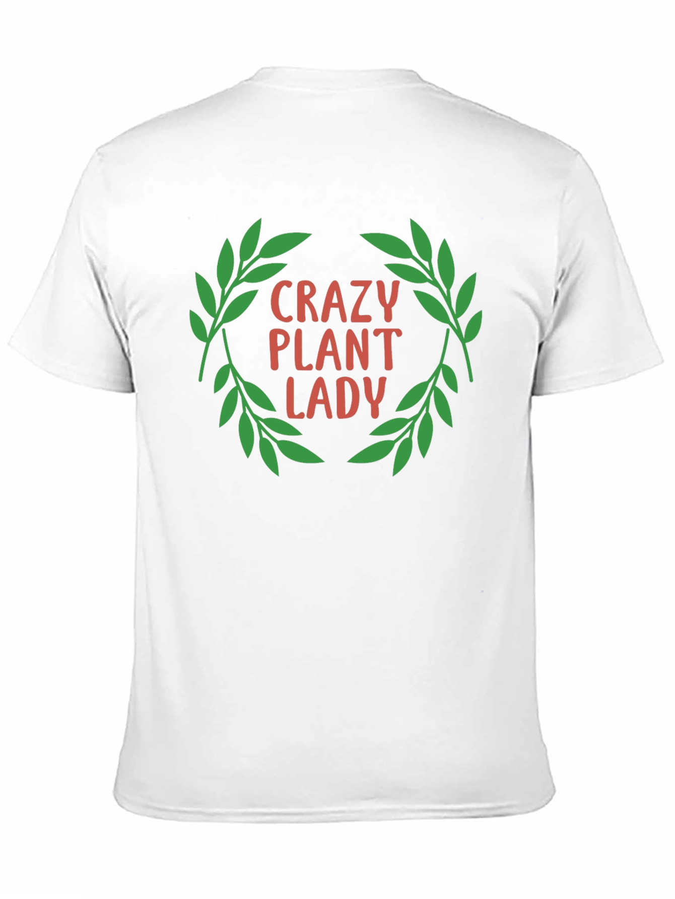 Black Crazy Plant Lady Graphic Tee - Black Cotton T-Shirt view 11
