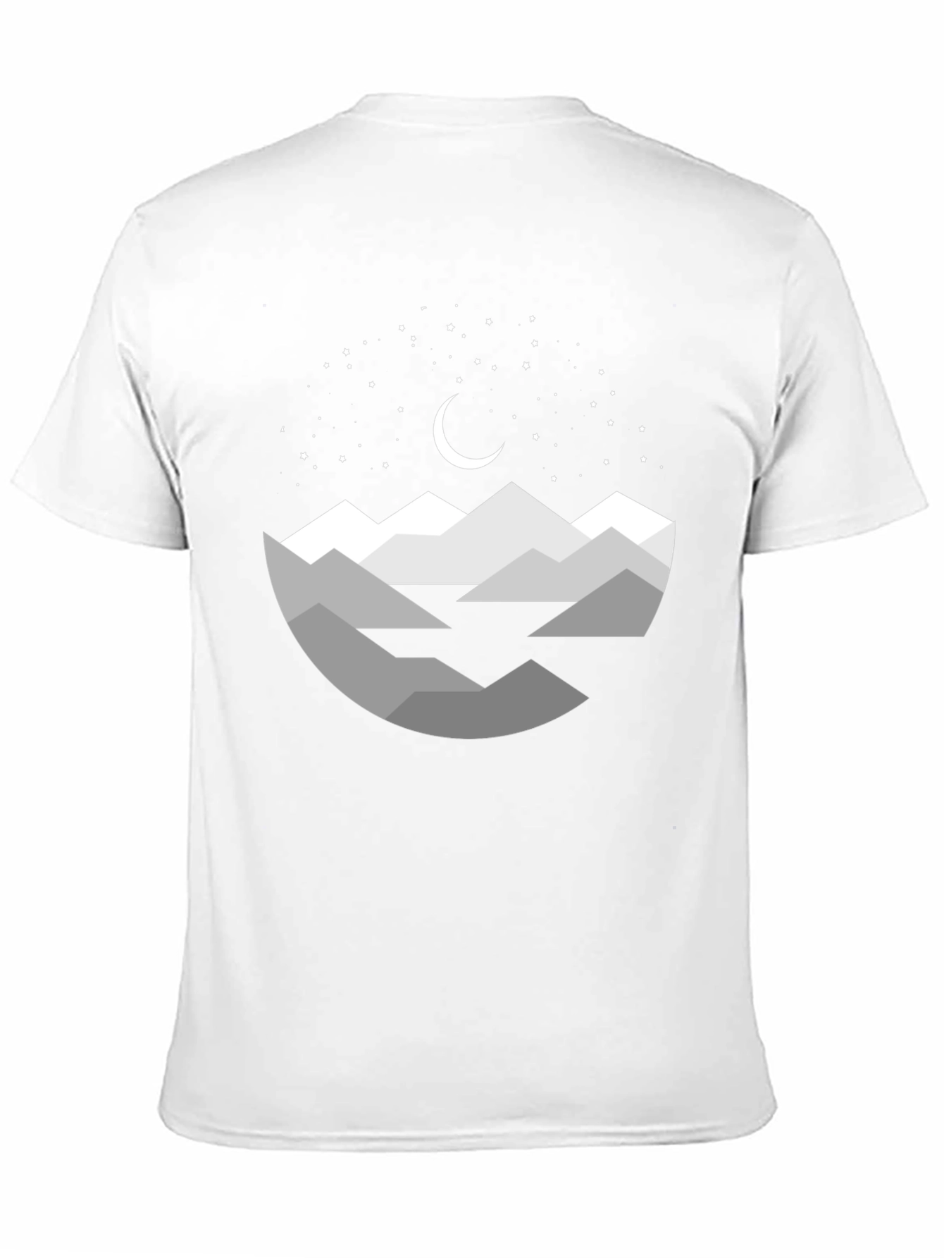 Black Night Mountain Graphic Tee - Stylish Comfort view 11
