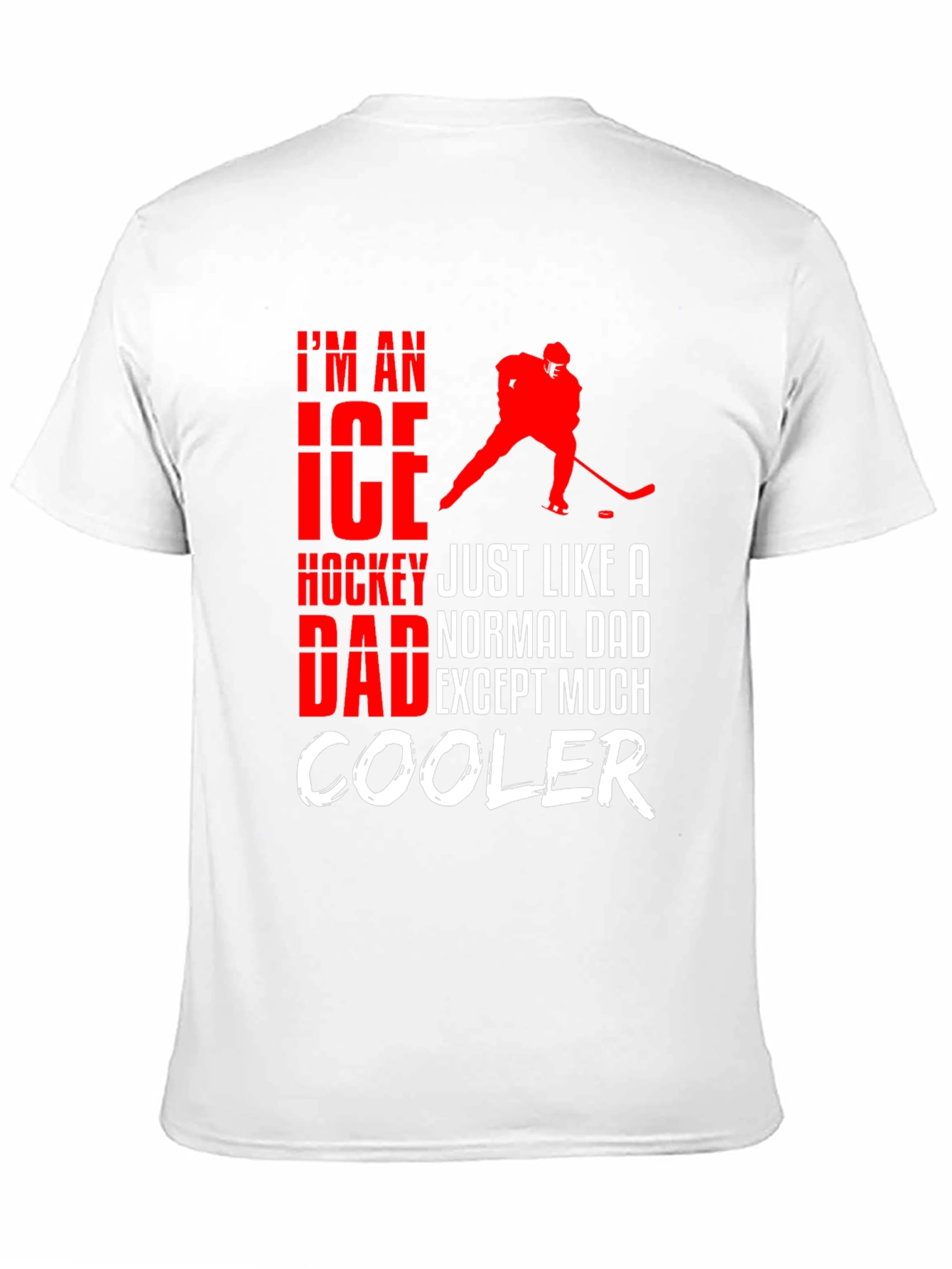 Black Ice Hockey Dad T-Shirt - Cool Dad Edition! view 11