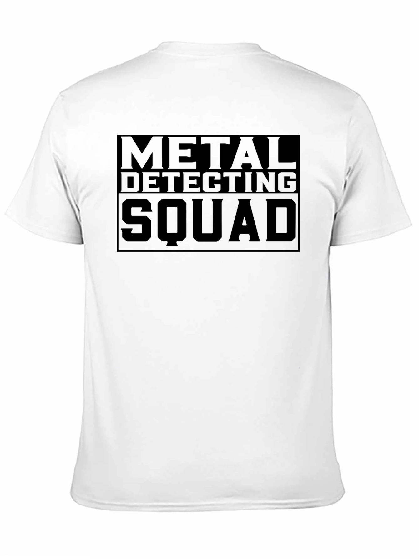 Black Metal Detecting Squad Black T-Shirt view 11