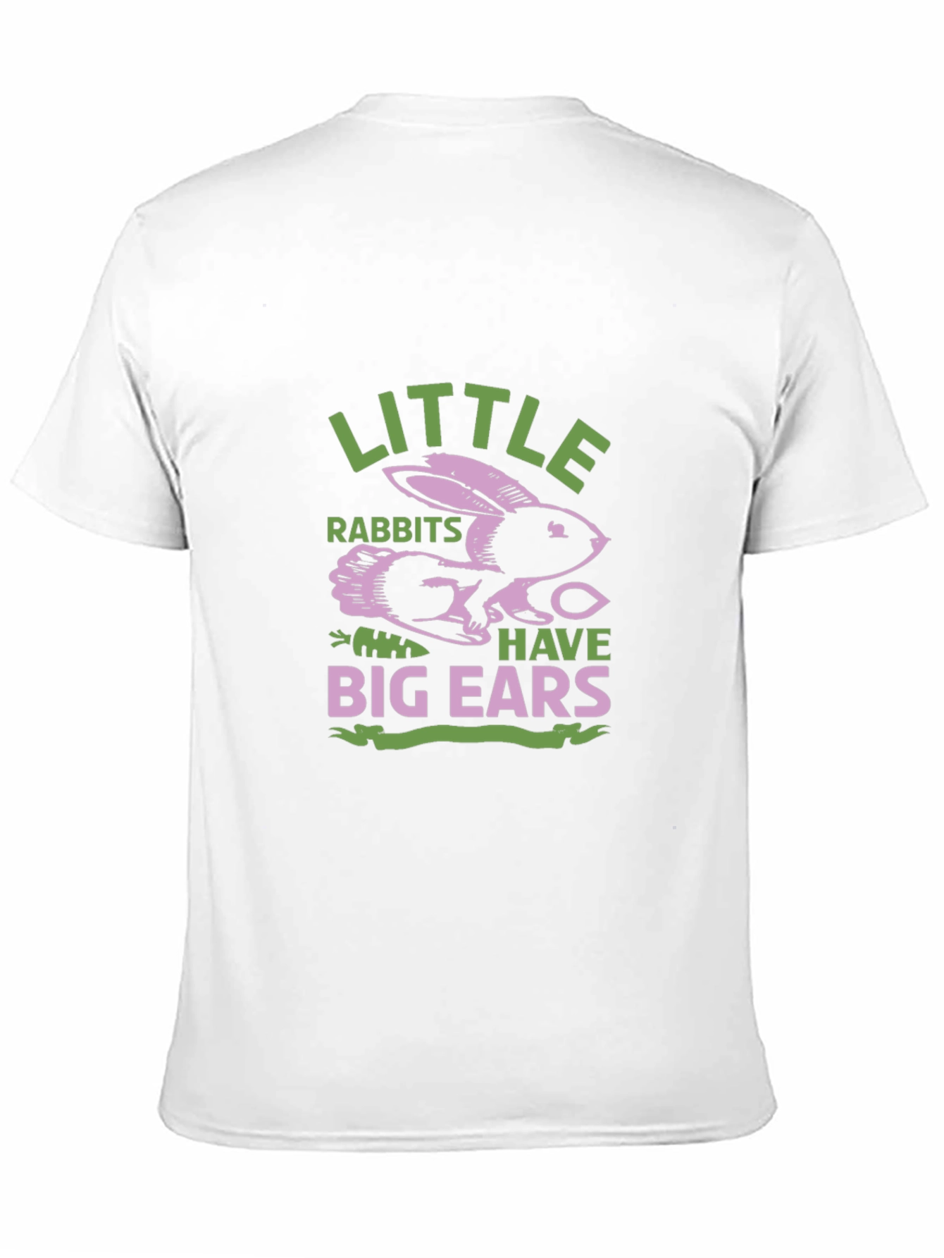 Black Little Rabbits Big Ears Graphic Tee view 11