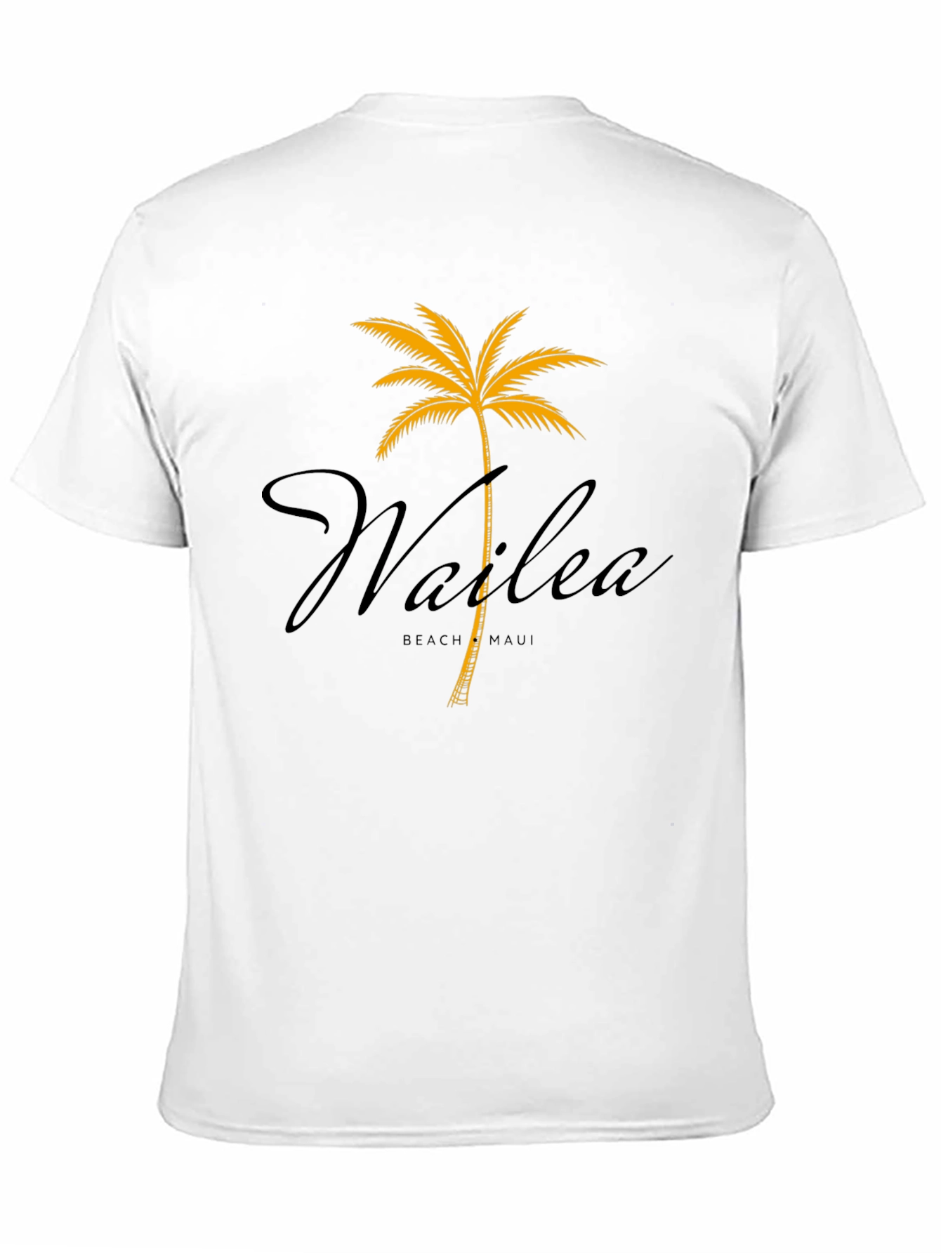 Wailea Beach Maui Palm Tree Graphic T-Shirt - 11