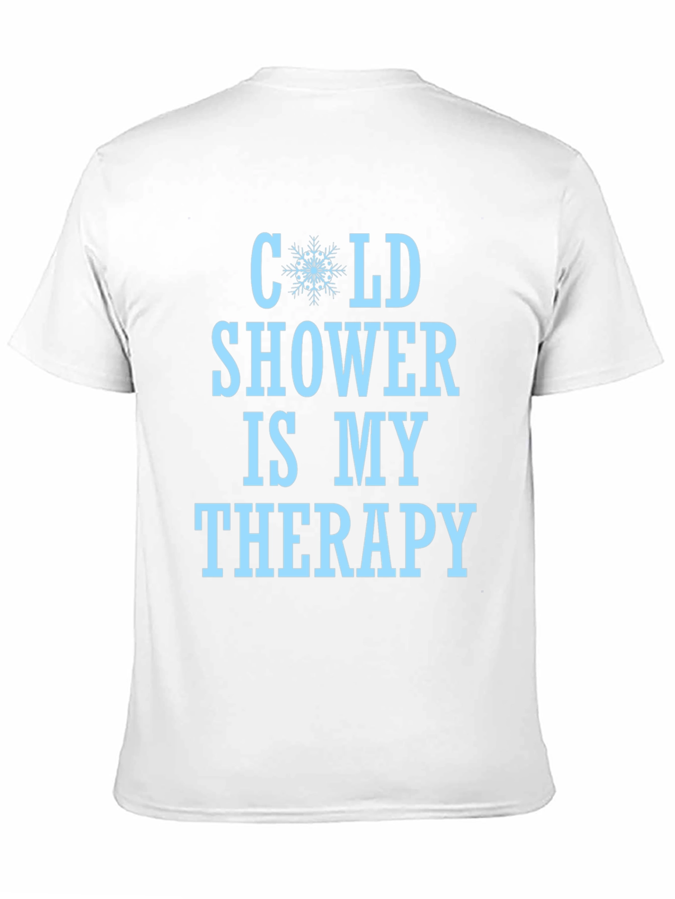 Black Cold Shower Therapy Graphic Tee - Black T-Shirt view 11