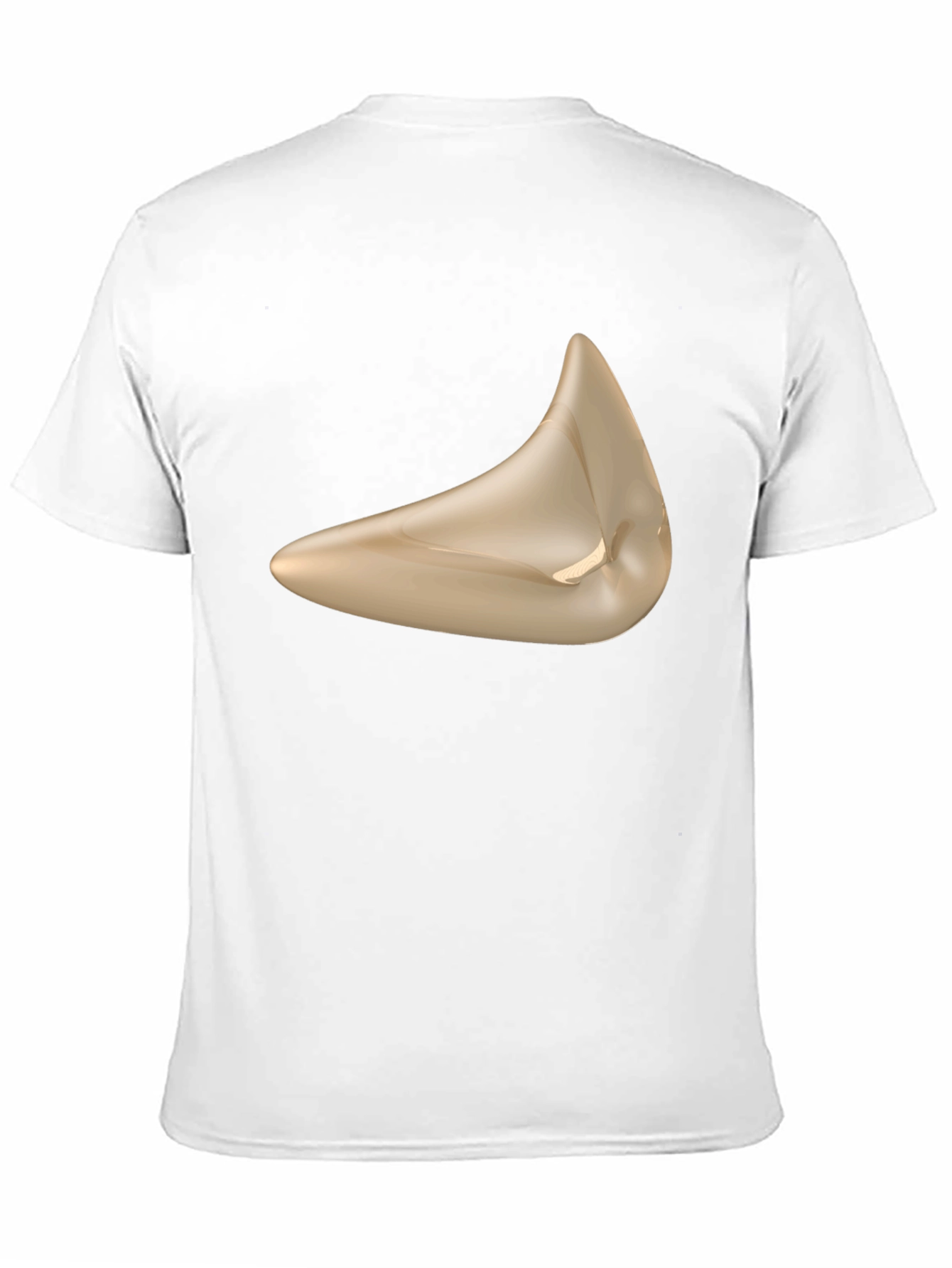 Black Abstract Shape Graphic Tee - Modern Style, Soft Black Shirt view 11