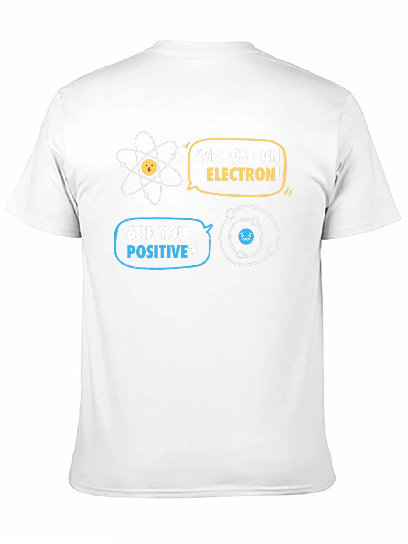 Black Funny Chemistry T-Shirt - I've Lost An Electron view 11