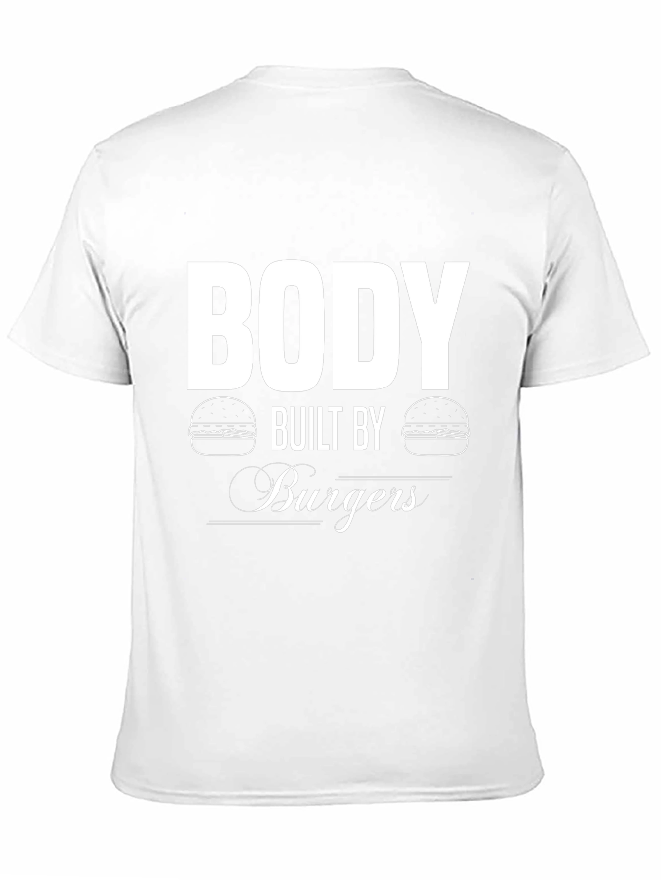 Black Body Built By Burgers Black T-Shirt view 11