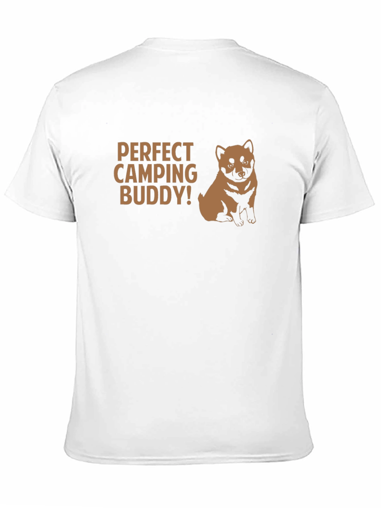 Black Perfect Camping Buddy T-Shirt - Dog Lover Tee view 11