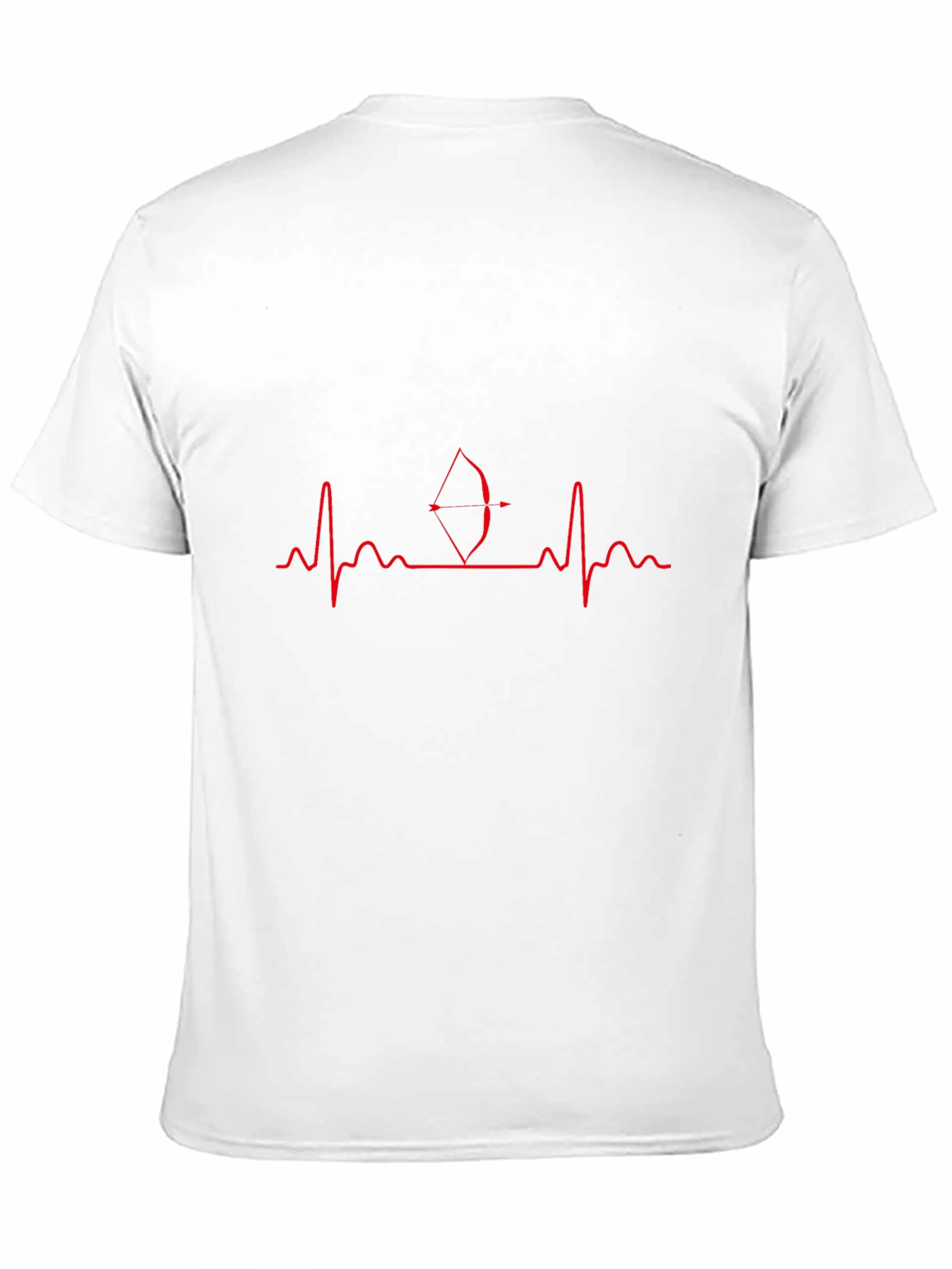 Black Archer Heartbeat Graphic Tee - Black view 11