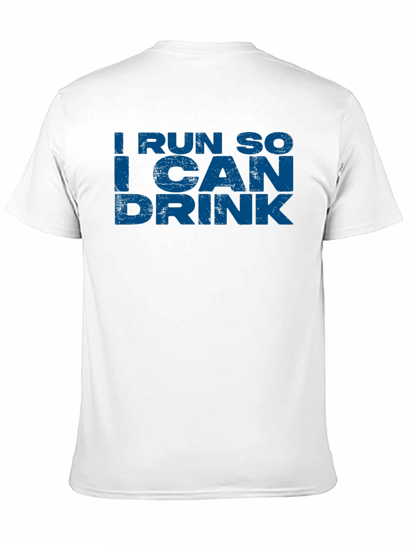 Black I Run So I Can Drink T-Shirt - Funny Workout Tee view 11