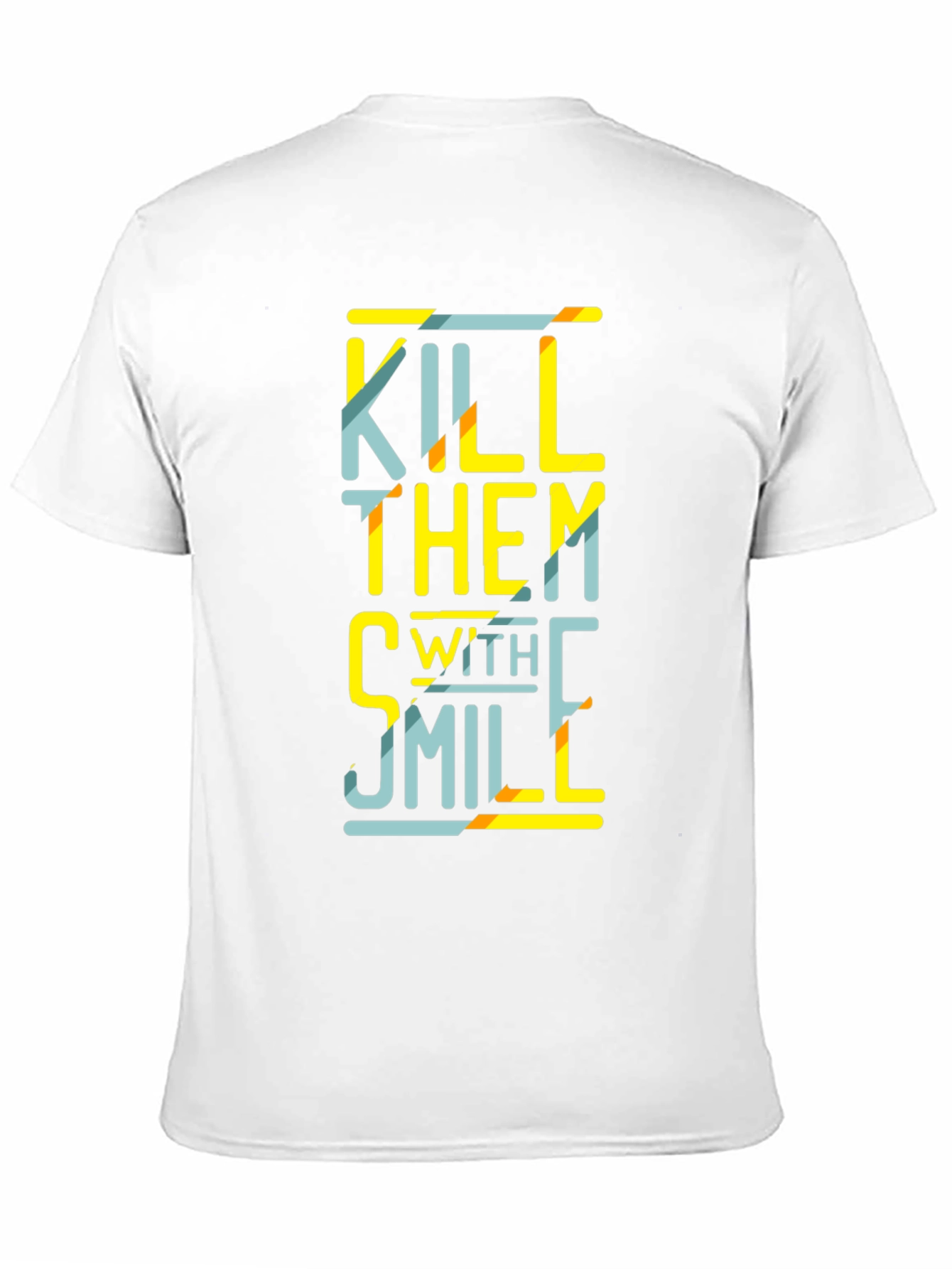 Black Kill Them With Smile Graphic Tee - Black view 11