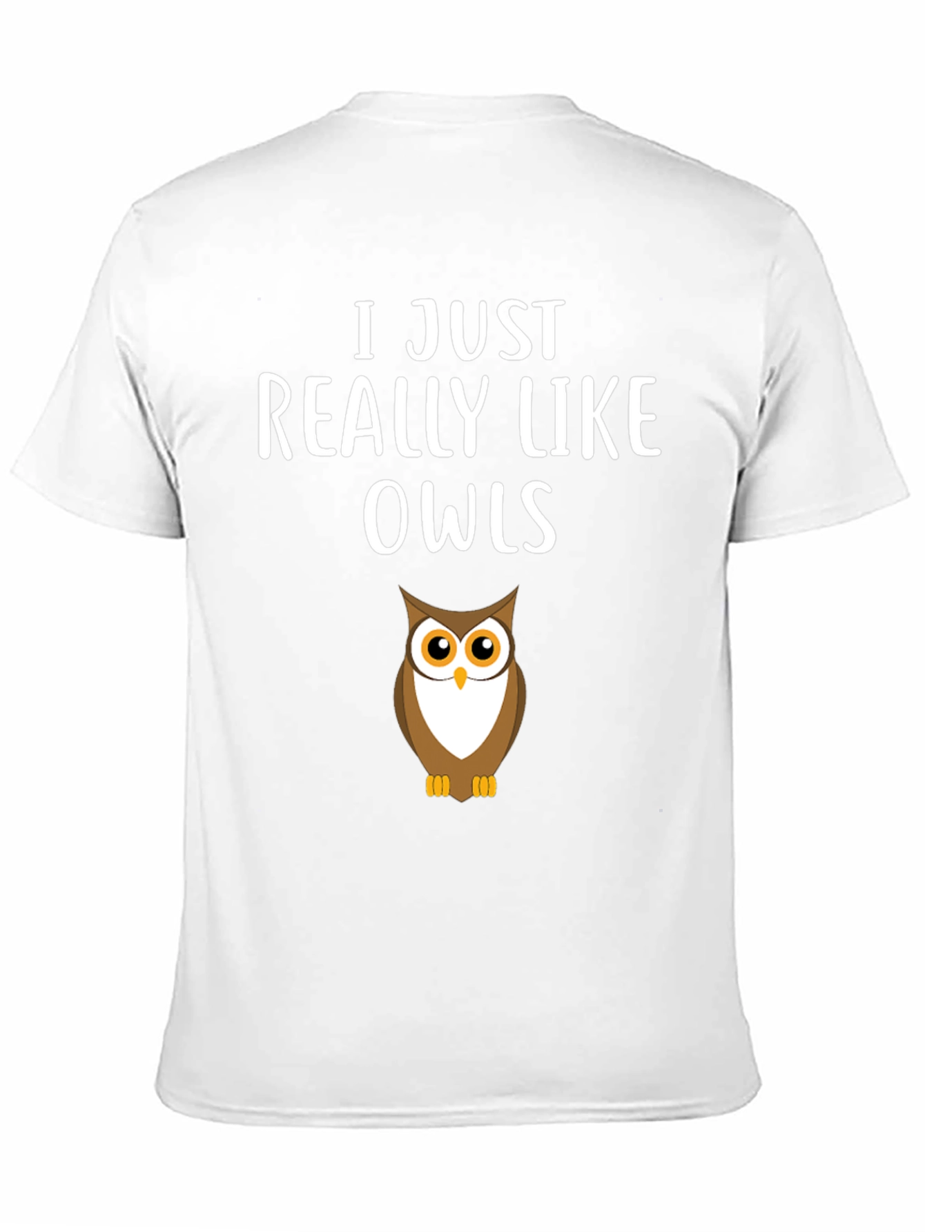 Black I Just Really Like Owls T-Shirt view 11