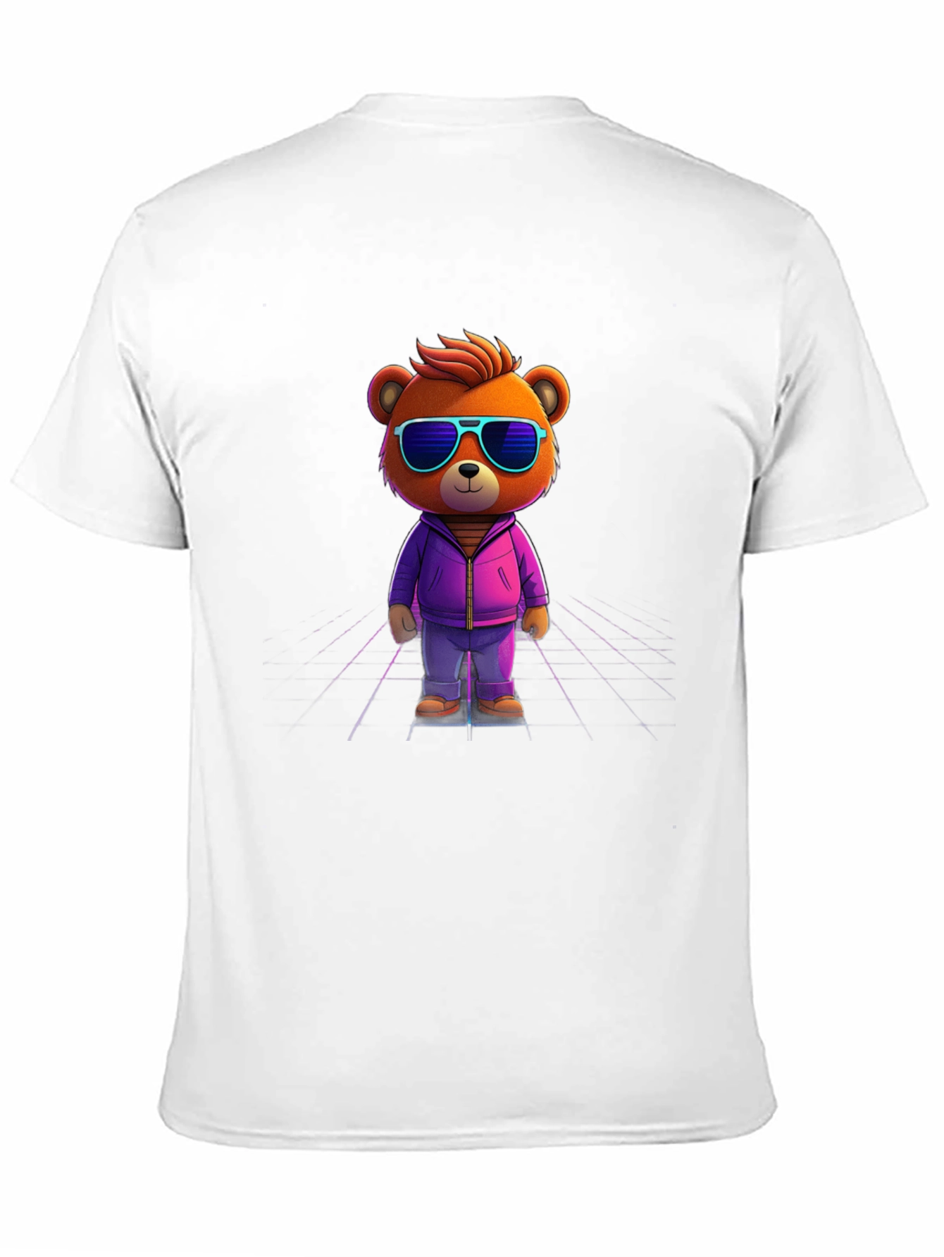 Black Cool Bear Graphic Tee - Black view 11