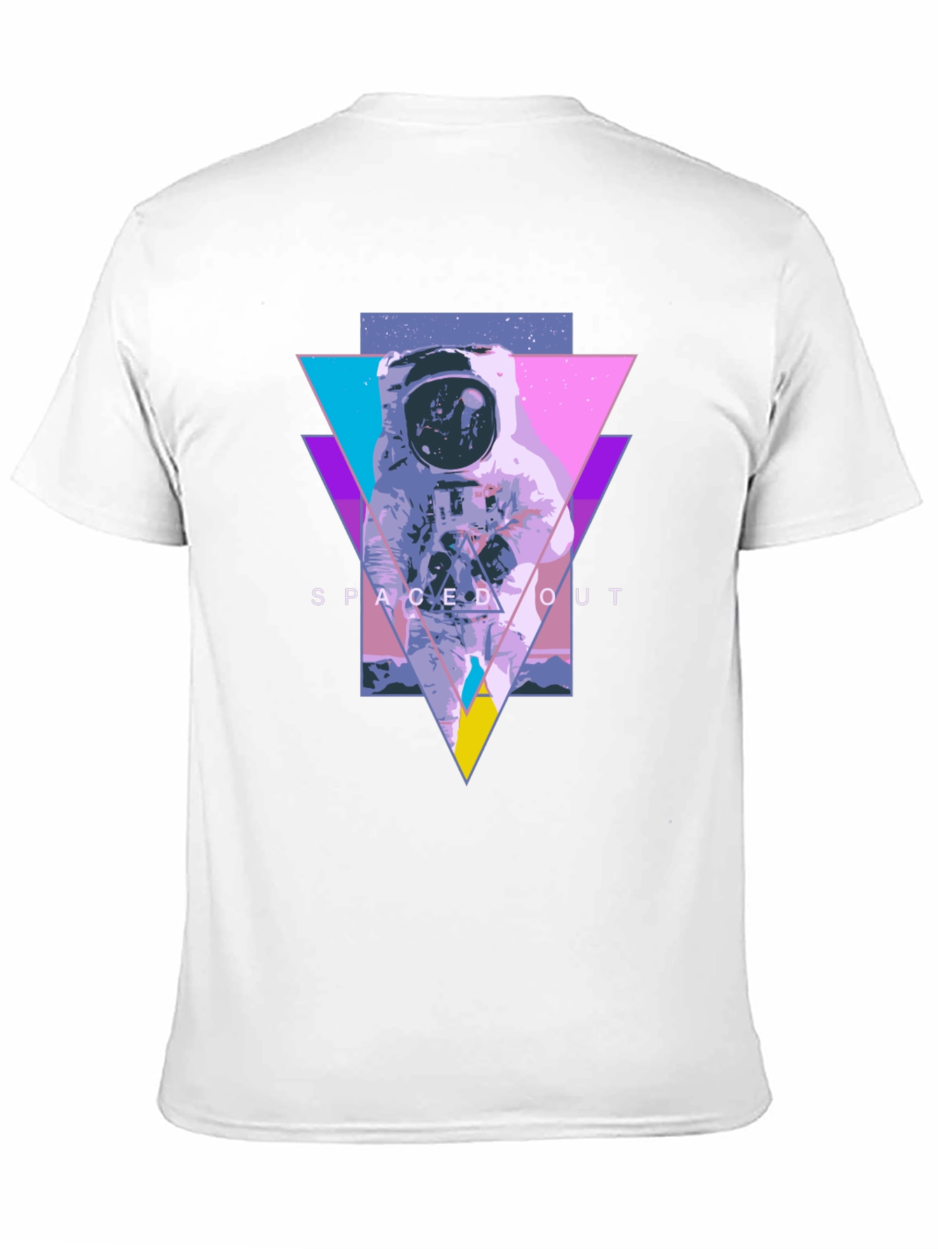 Black Spaced Out Astronaut Graphic Tee - Black view 11
