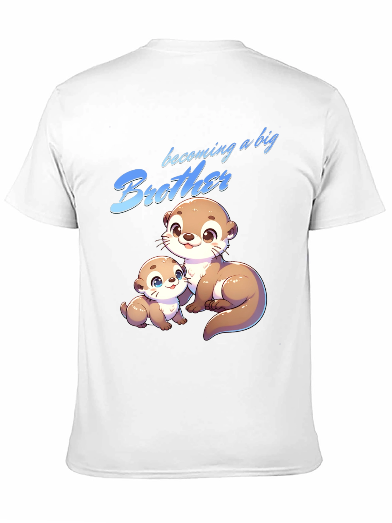 Black Becoming a Big Brother Otter T-Shirt view 11