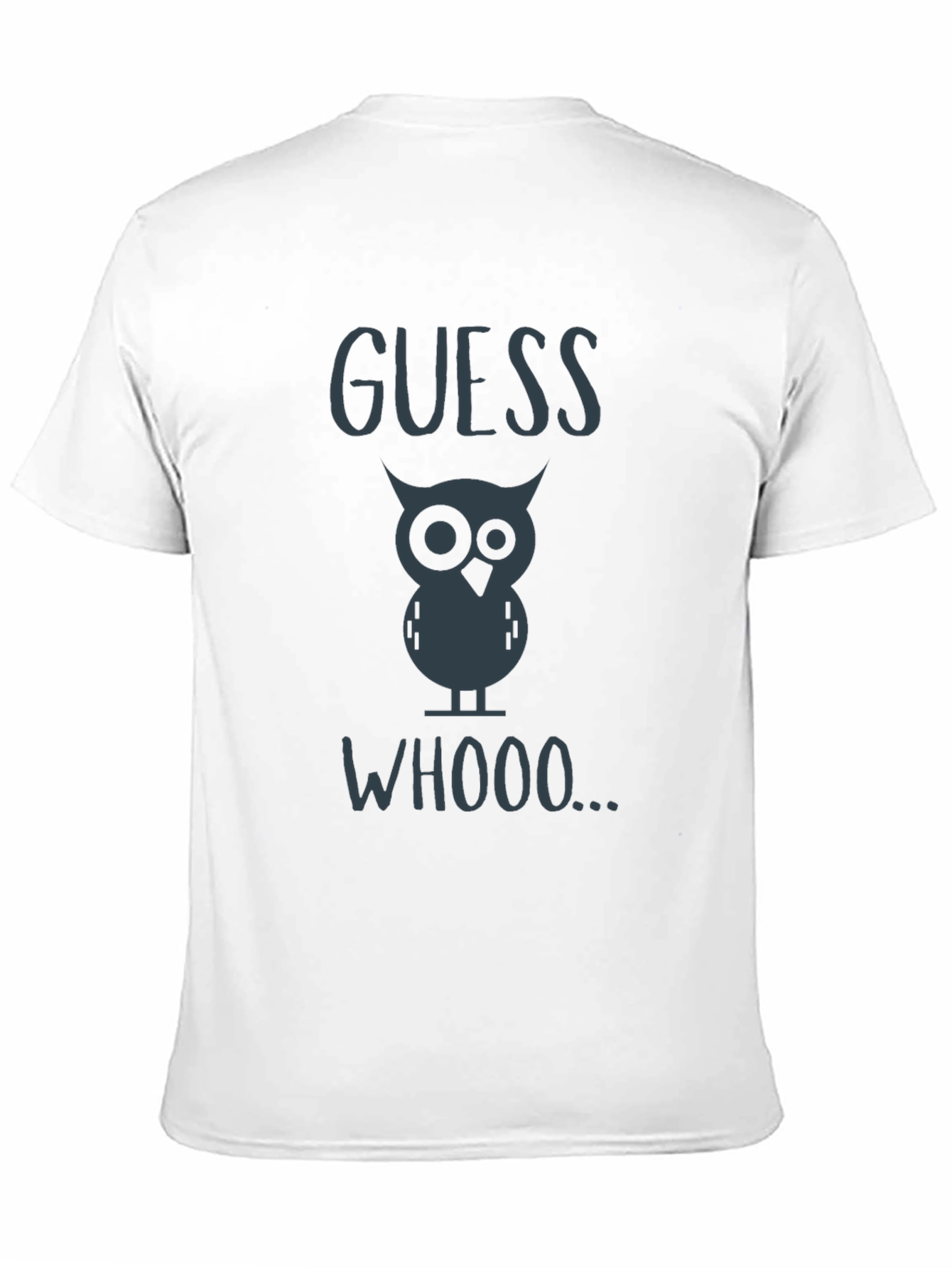 Black Guess Whooo Owl T-Shirt - Black Cotton Tee view 11