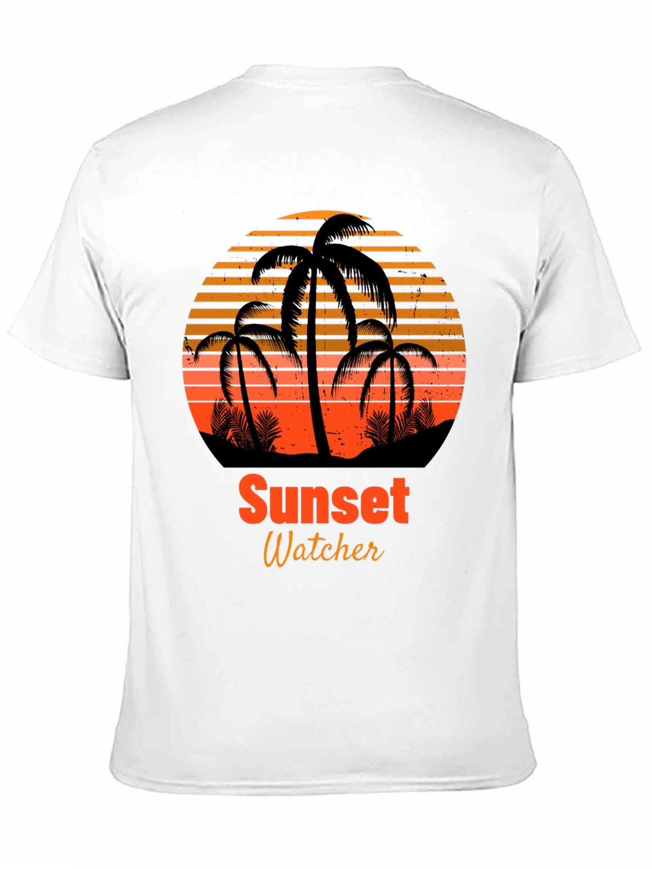 Black Sunset Watcher Graphic Tee view 11