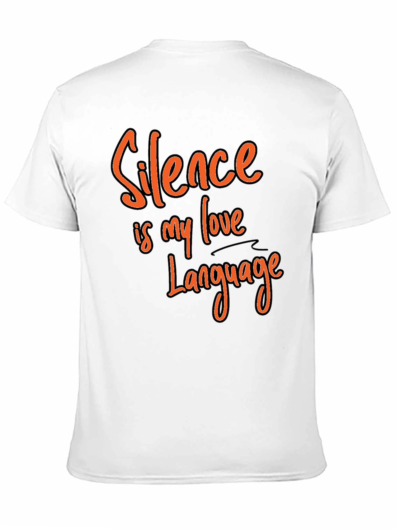 Black Silence is My Love Language Graphic Tee view 11