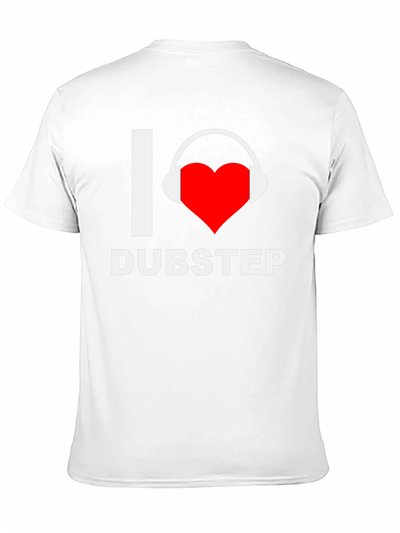 Black I Love Dubstep Music T-Shirt - Black view 11