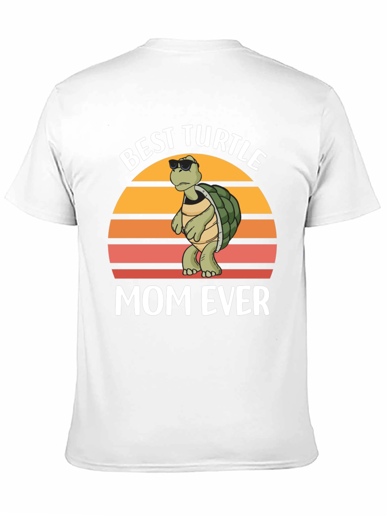 Black Best Turtle Mom Ever T-Shirt view 11