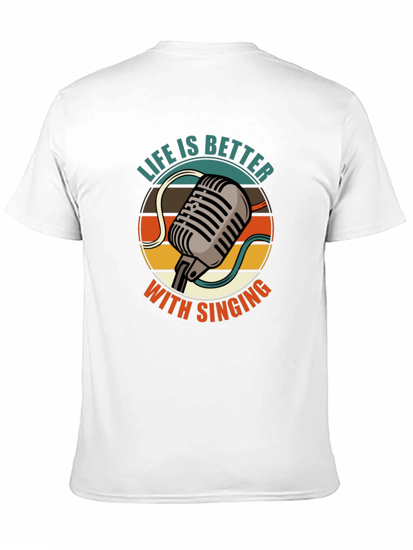 Black Life is Better with Singing Graphic Tee view 11