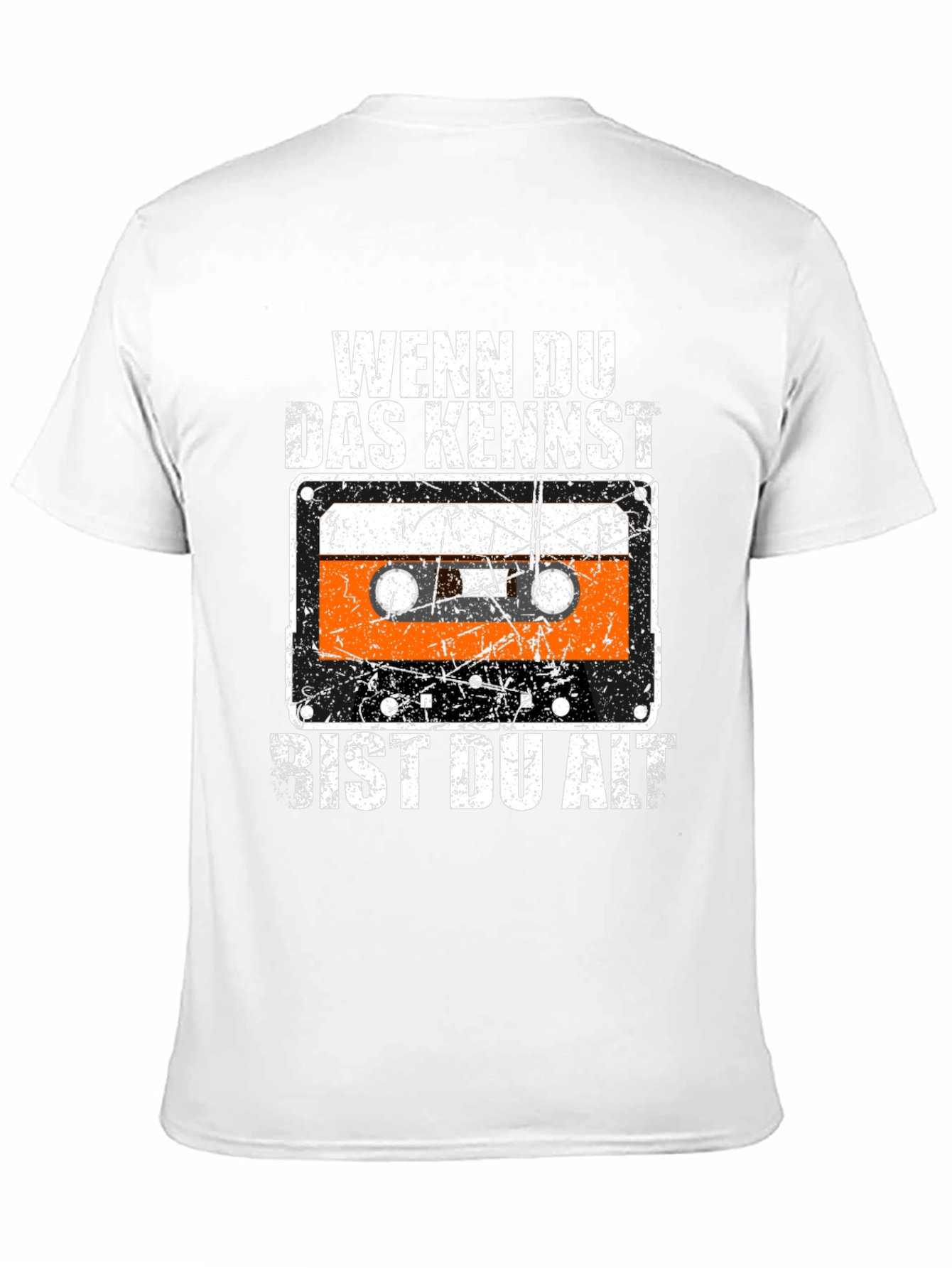 Black Vintage Cassette Tape T-Shirt - "Wenn Du Das Kennst, Bist Du Alt" view 11