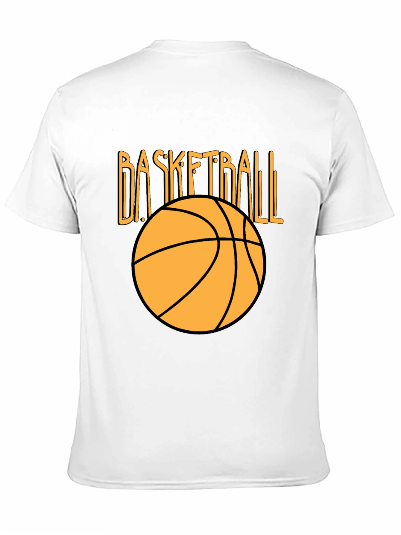 Black Basketball Graphic Black Tee view 11