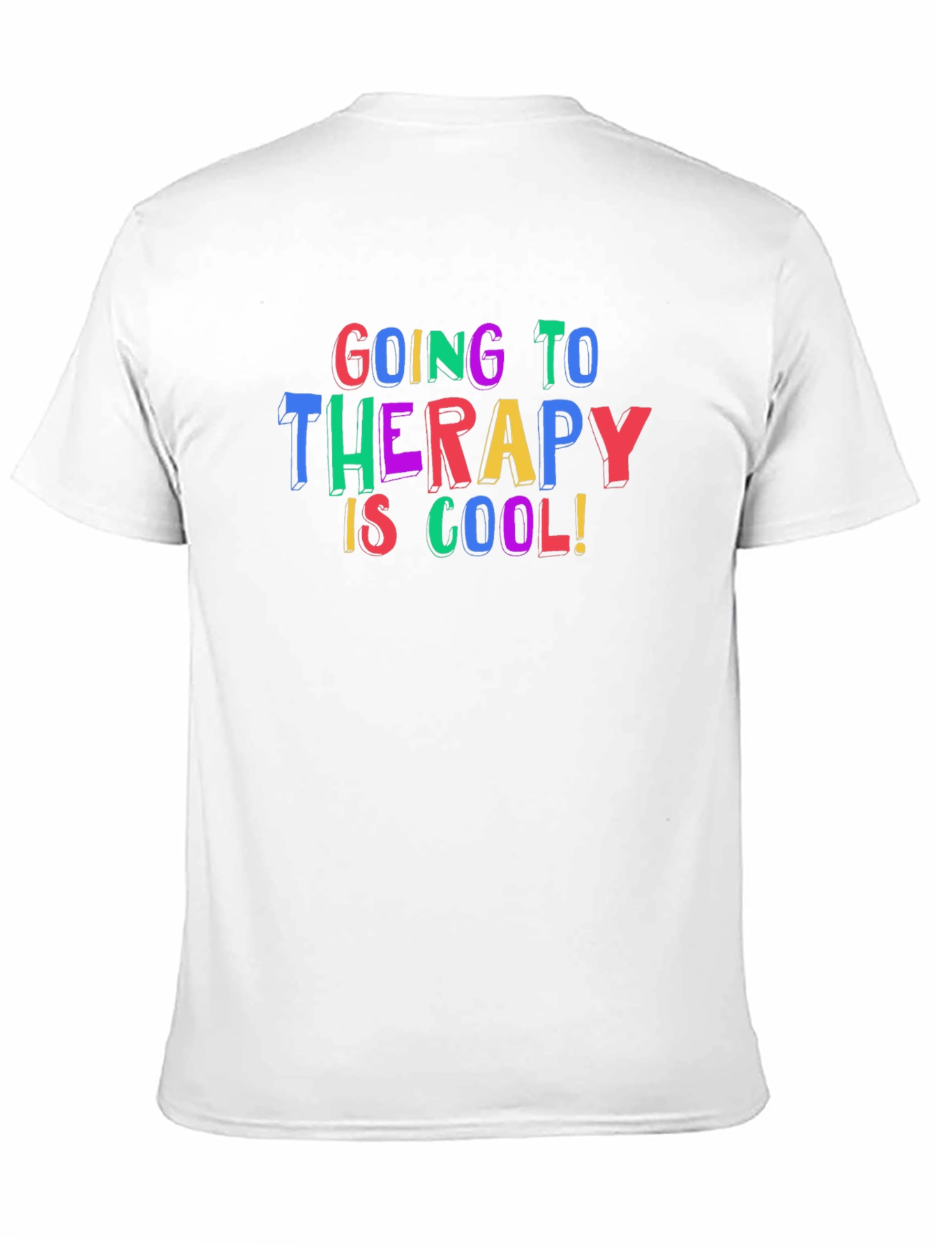 Black Therapy is Cool Graphic T-Shirt view 11