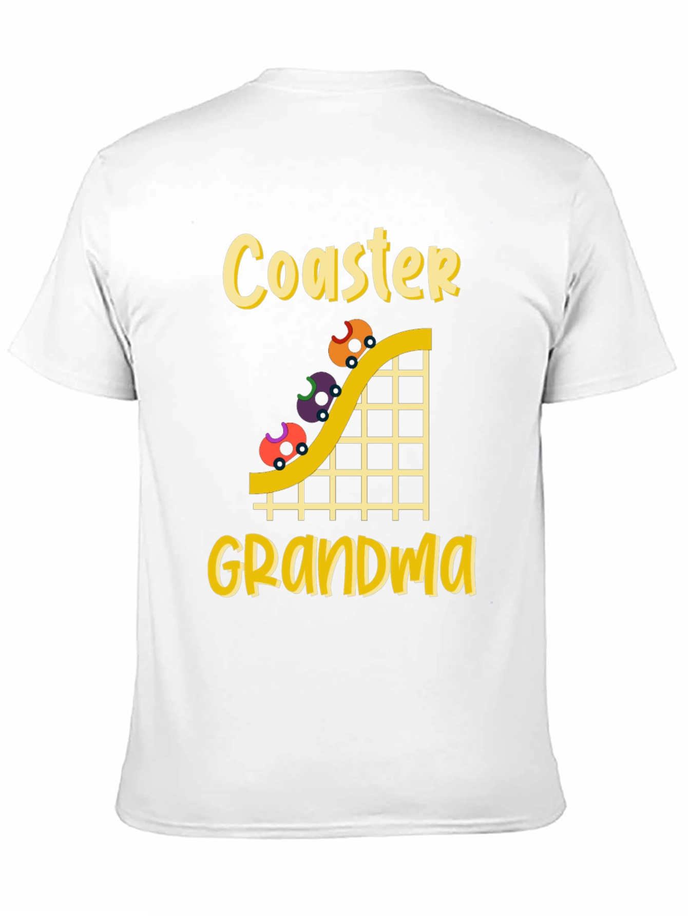 Black Coaster Grandma Black T-Shirt view 11