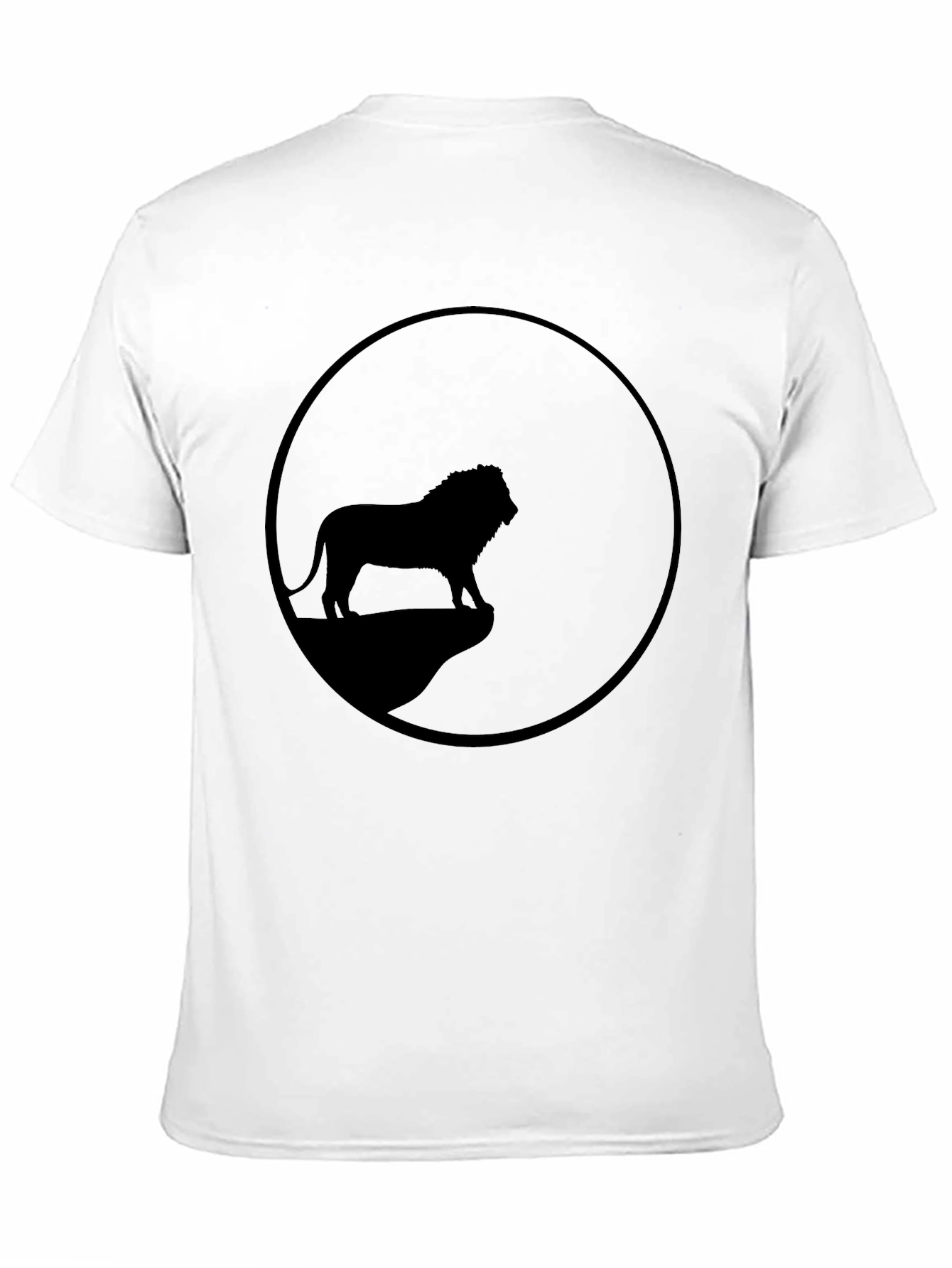 Black Lion Silhouette Graphic Tee - Classic Black view 11