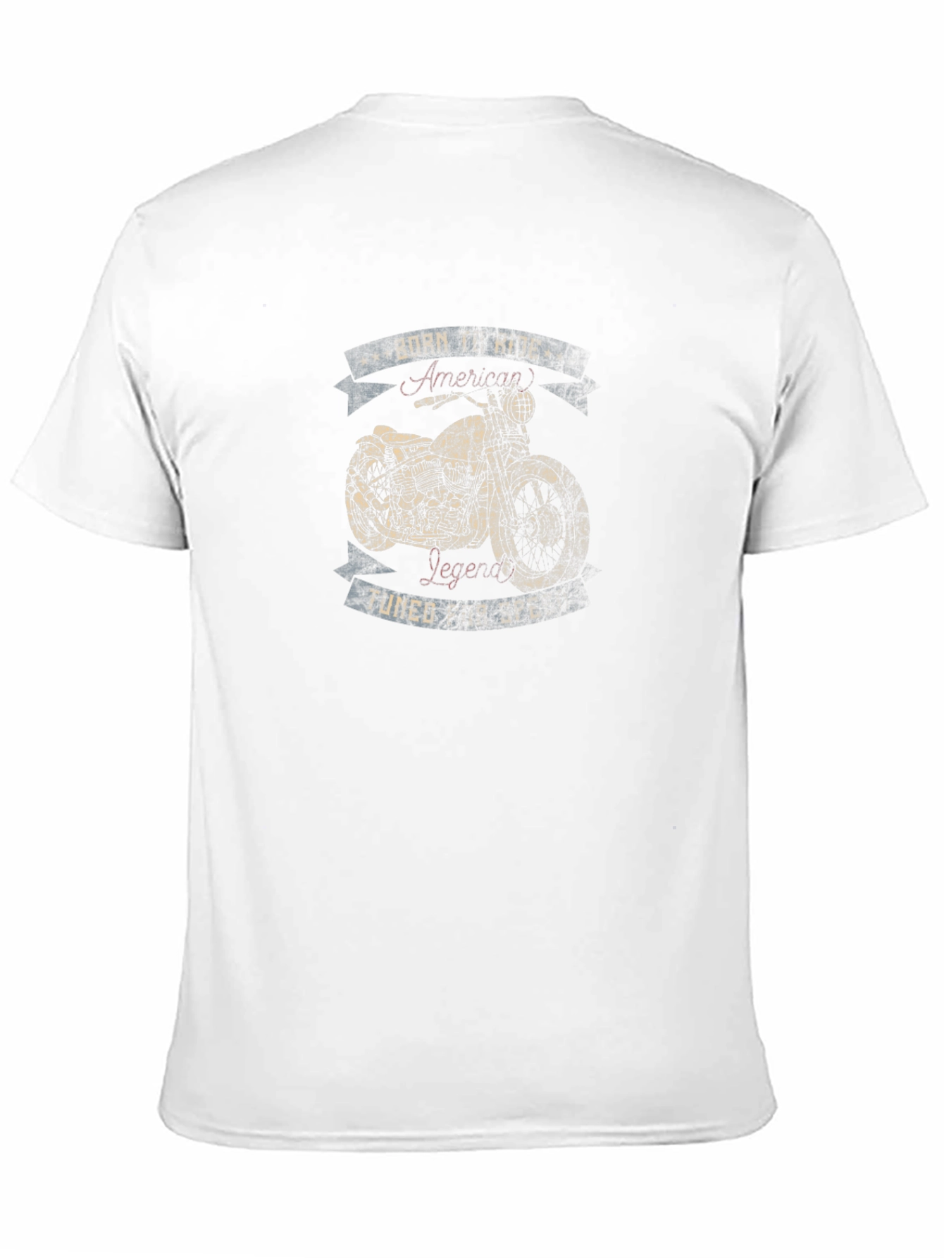 Black American Legend Motorcycle Graphic T-Shirt view 11